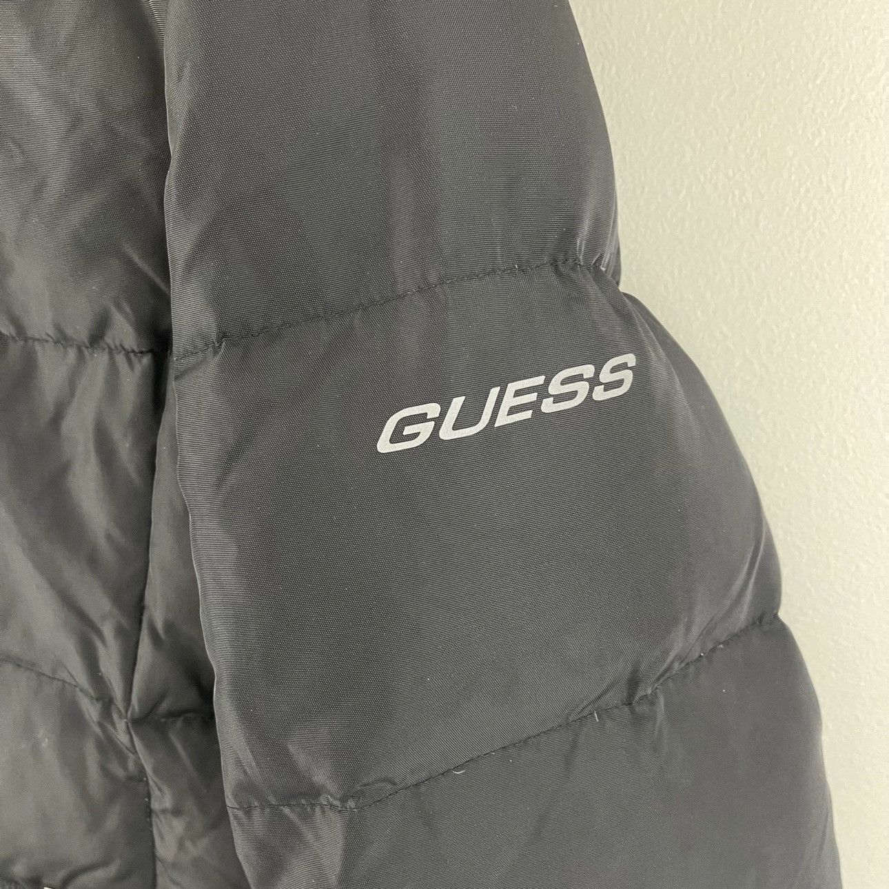 Guess GUESS Vintage Y2K Black Down Puffer Winter Jacket Size XL / US 12-14 / IT 48-50 - 5 Thumbnail