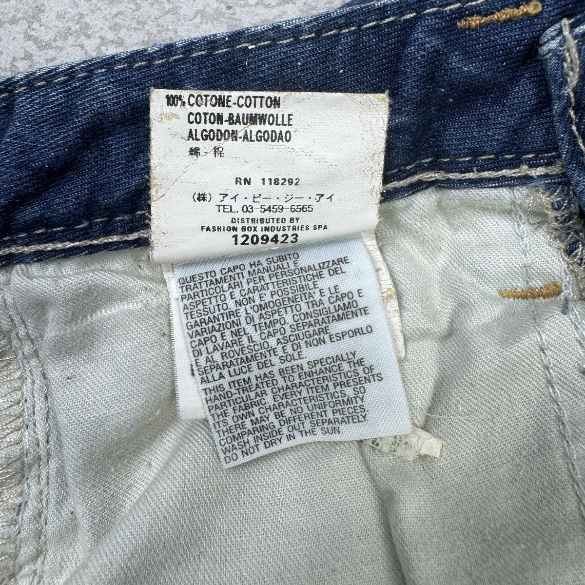 If Six Was Nine × Replay 2000s Vintage Replay Flare Blue Jeans Size 28" / US 6 / IT 42 - 9 Thumbnail