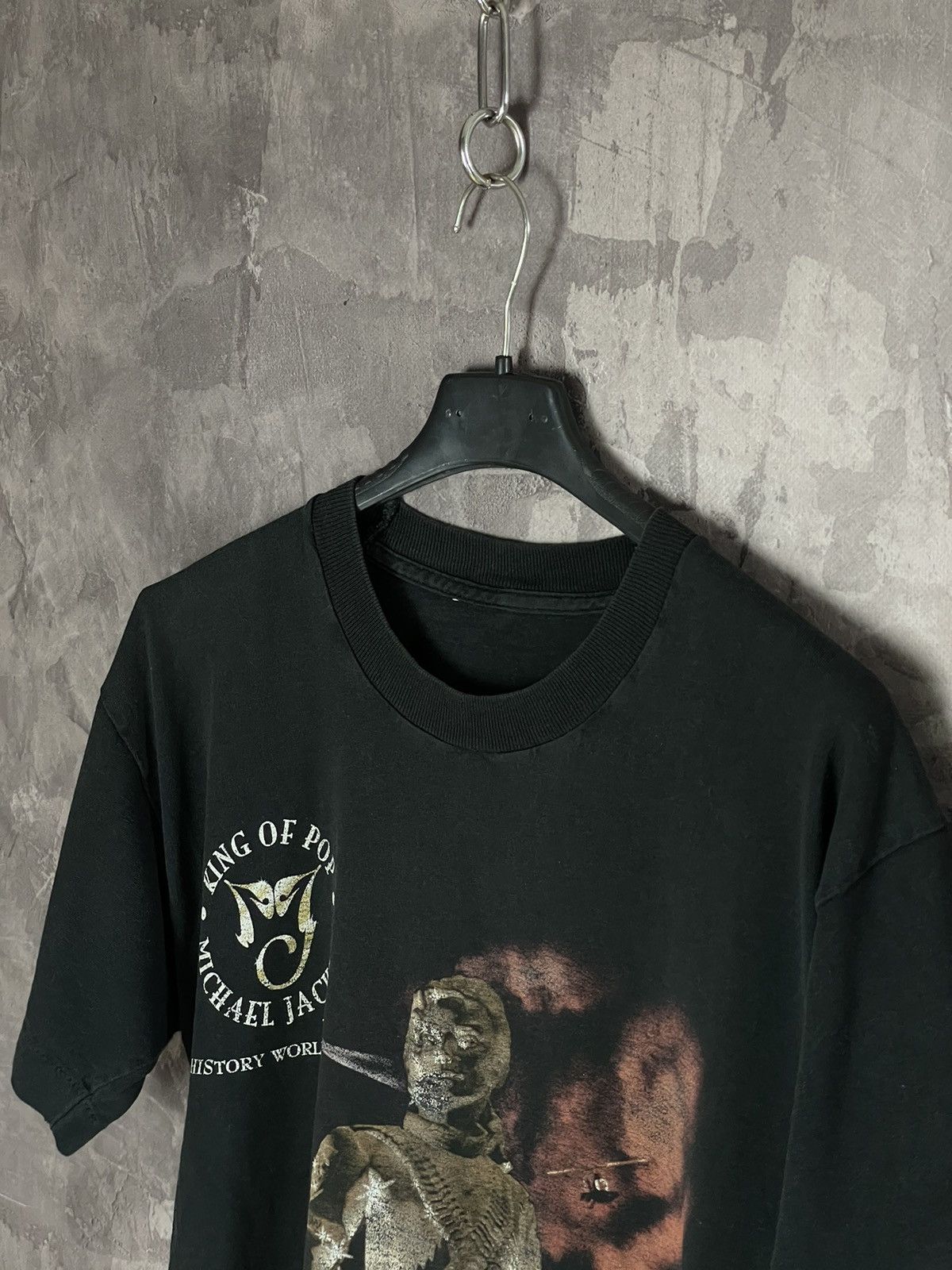 Band Tees × Michael Jackson × Vintage Michael Jackson 1996 vintage history world tour tee Size US M / EU 48-50 / 2 - 8 Thumbnail
