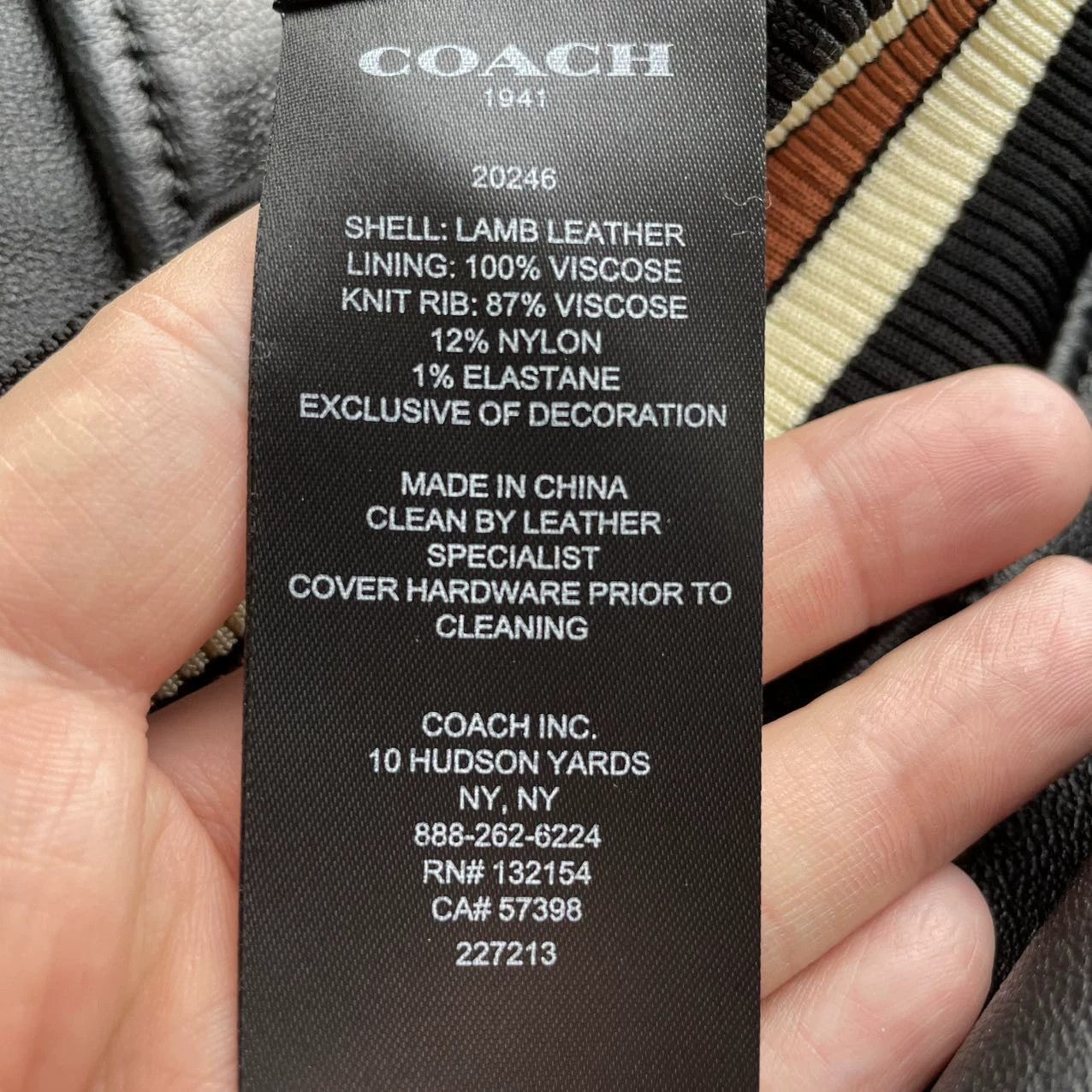 Coach Coach Black Lambskin Jacket 2 Mint Size XS / US 0-2 / IT 36-38 - 5 Thumbnail