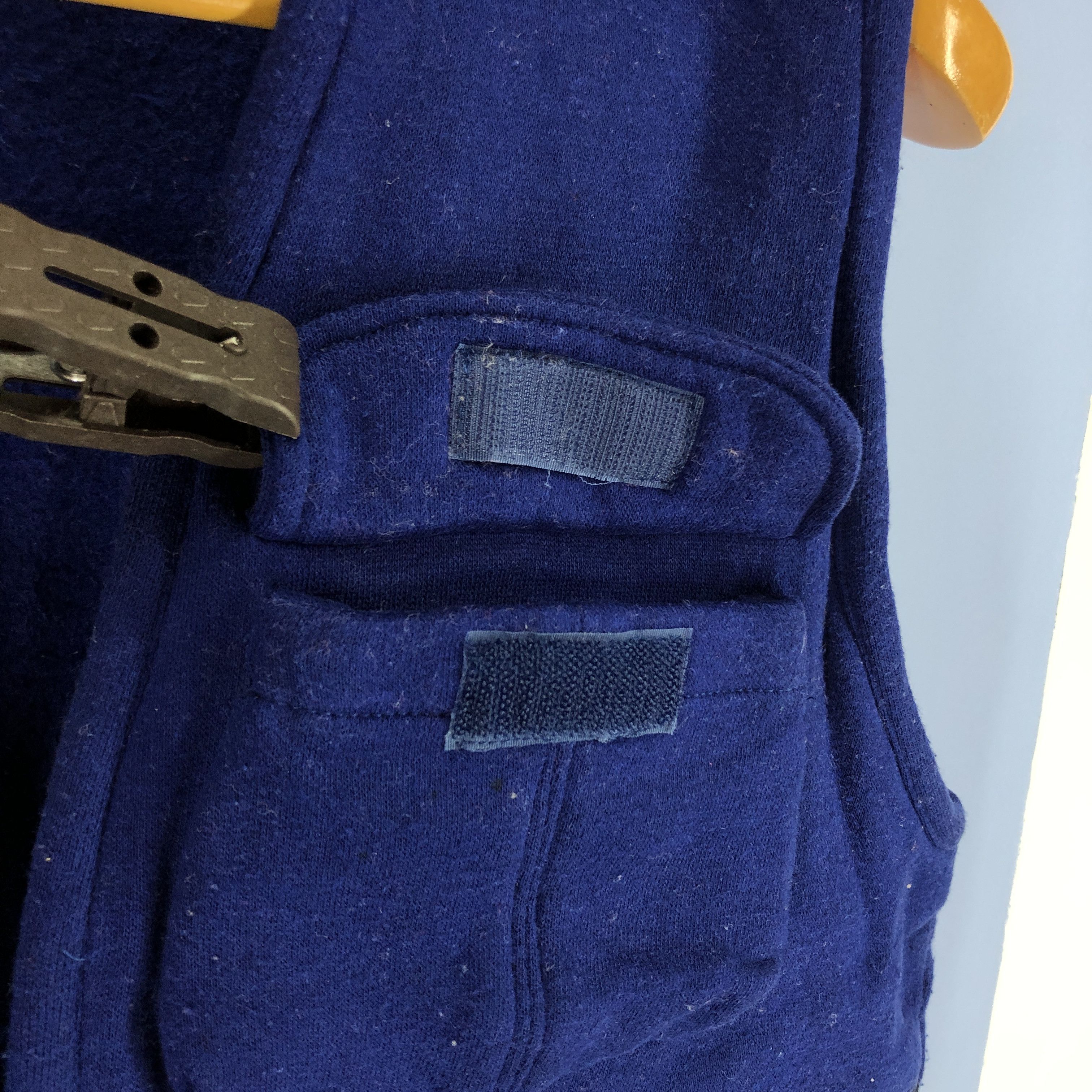 Vintage 90s Vintage St. PETER Wool Vest Multi Pocket #0760/D Size US S / EU 44-46 / 1 - 4 Thumbnail