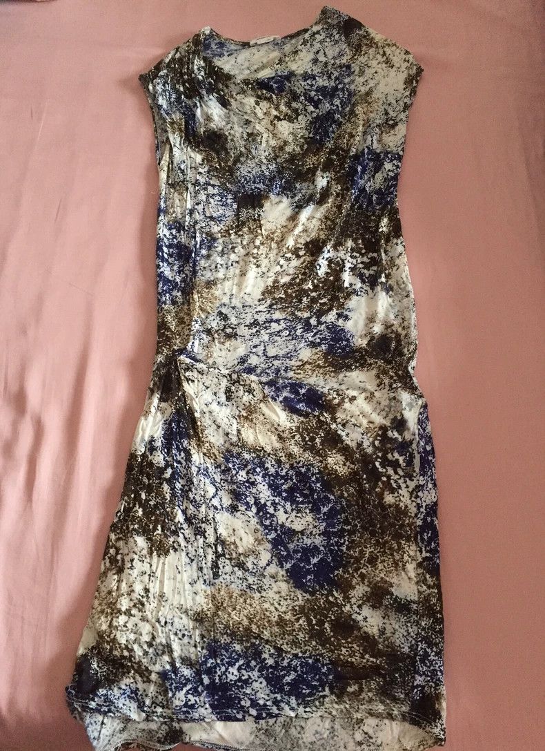 Helmut Lang HELMUT LANG sizeP Ink wash style soft dress Size S / US 4 / IT 40 - 1 Thumbnail