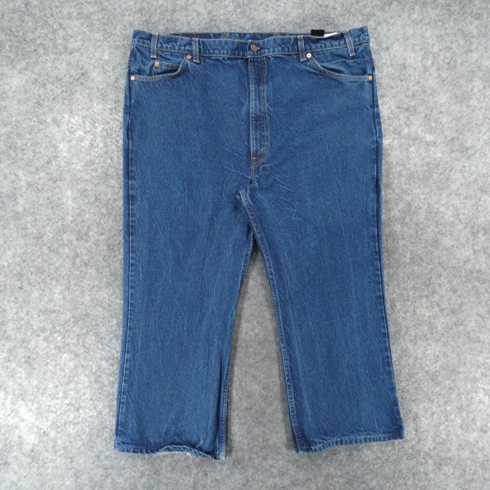 image of Levis Vintage Levi's 517 Orange Tab Jeans Mens 46X25 Bootcut Med Wash 90's Usa Altered in White (Si