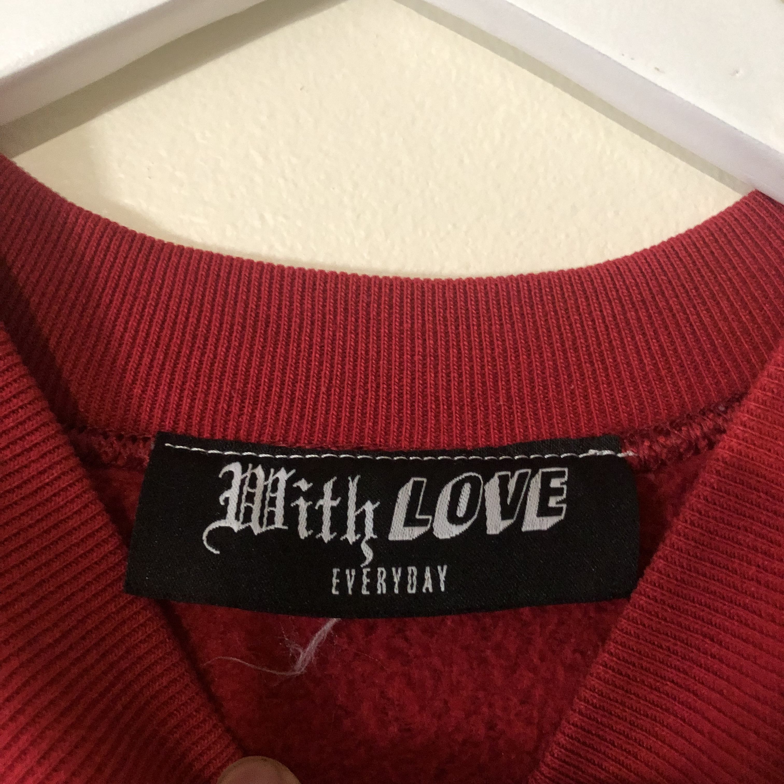 Vintage Red "When I get Rich" Sweatshirt, n/a (fits like M) Size US M / EU 48-50 / 2 - 6 Thumbnail