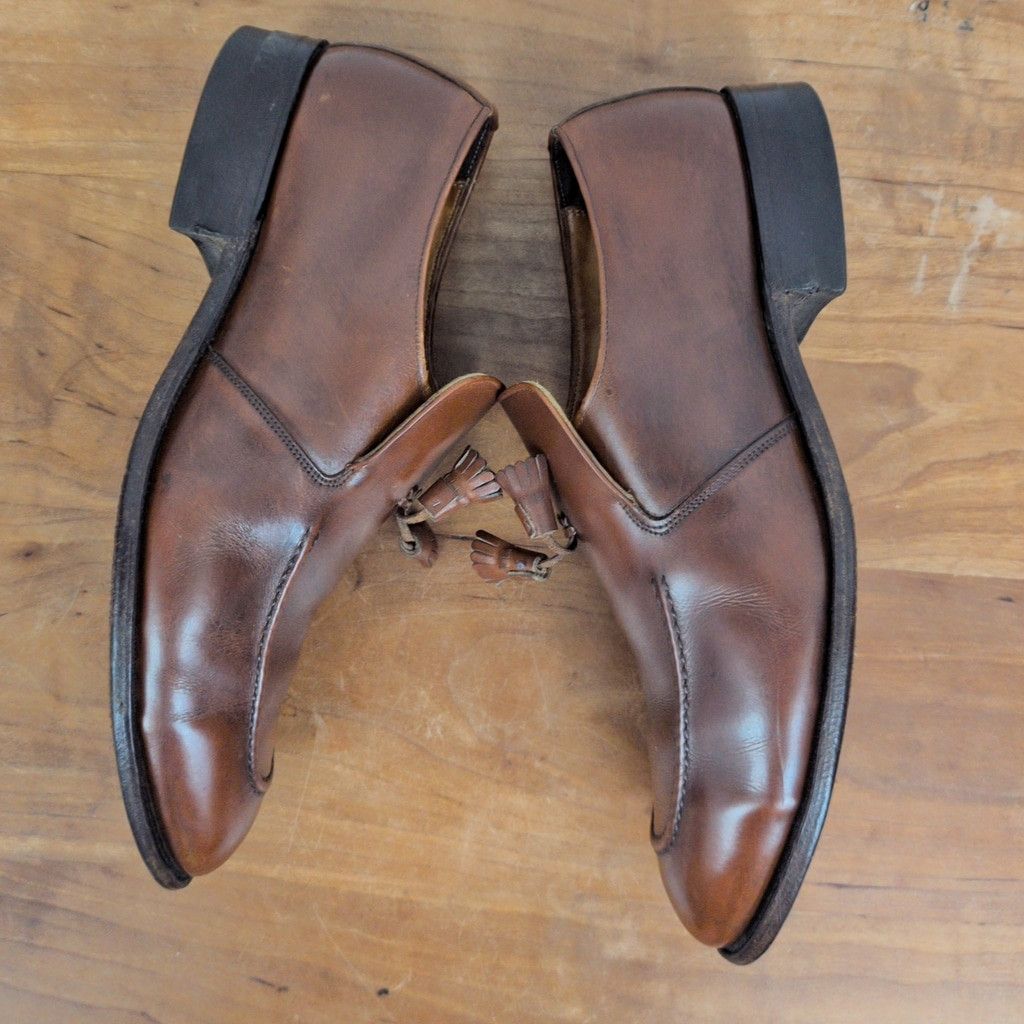 Vintage Men's Vintage Iron Age Steel Toe Tassel Loafers Size 10 Size US 10.5 / EU 43-44 - 5 Thumbnail