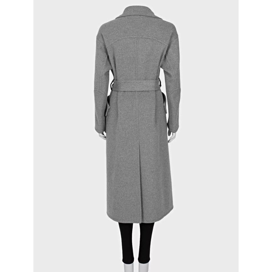 Loro Piana Loro Piana Grey Cashmere Wrap Coat Size S Size S / US 4 / IT 40 - 3 Thumbnail