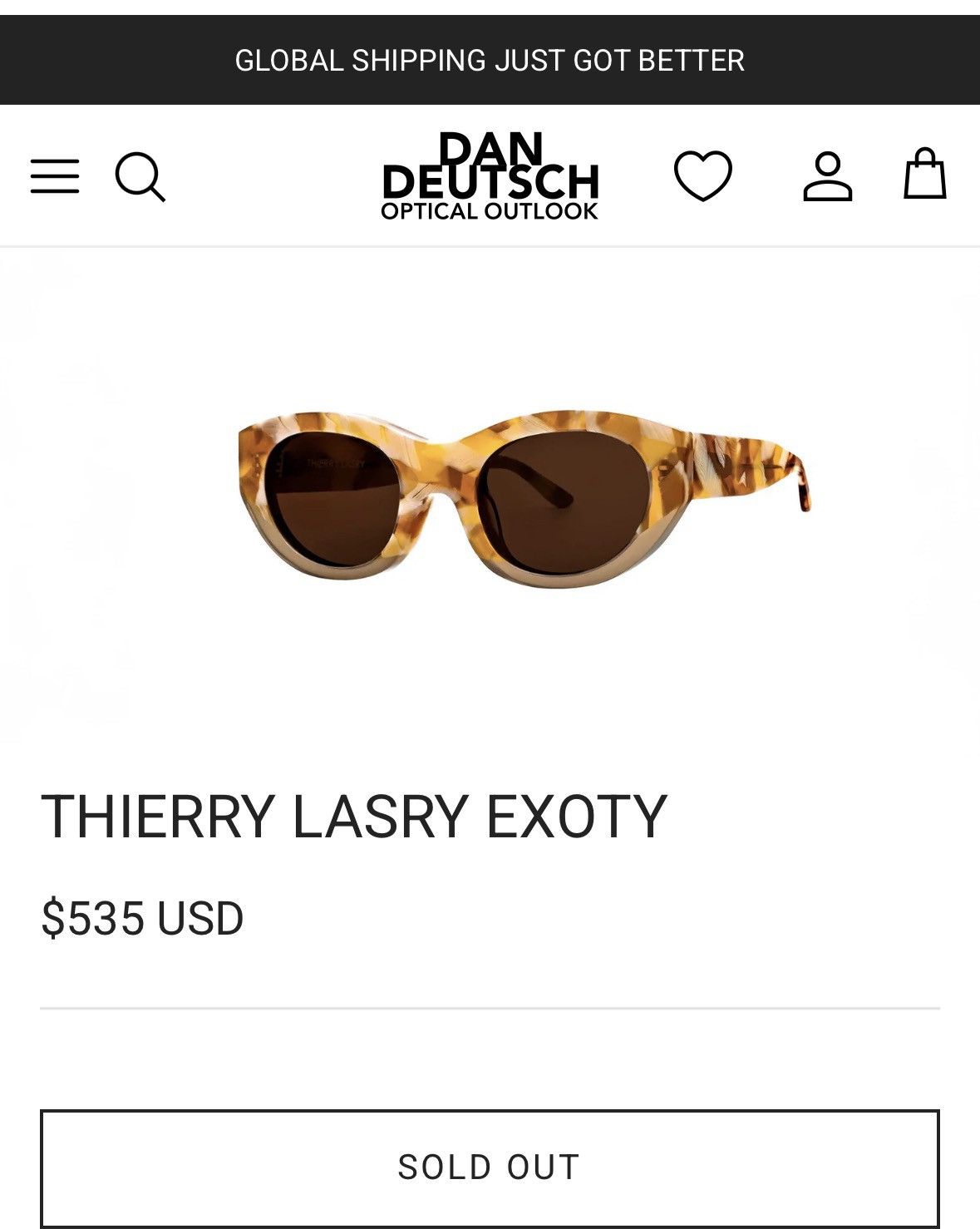 Thierry Lasry Thiery Lasry Exoty 0811 Acetate Cat-Eye Sunglasses Size ONE SIZE - 1 Thumbnail