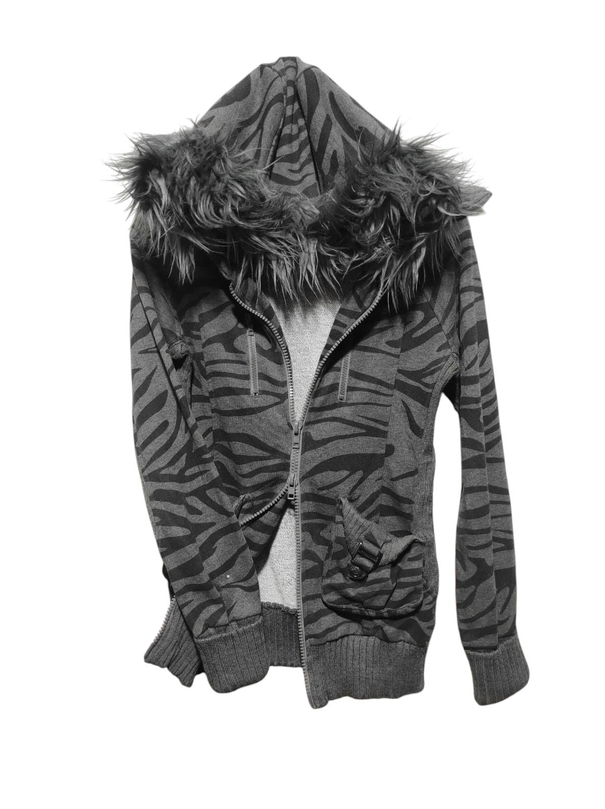 Pre-owned Hysteric Glamour X If Six Was Nine Ryu Ryu Leopard Double Zip Fur Double Hoodie Lgb I6w9 Style