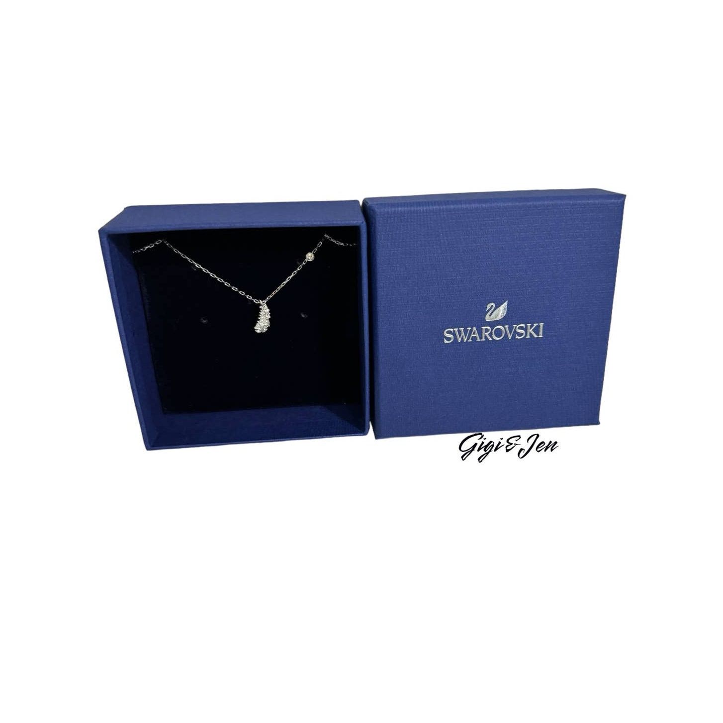 Swarovski Swarovski Crystal Naughty Mini Rhodium-Plated Necklace New Size ONE SIZE - 4 Thumbnail