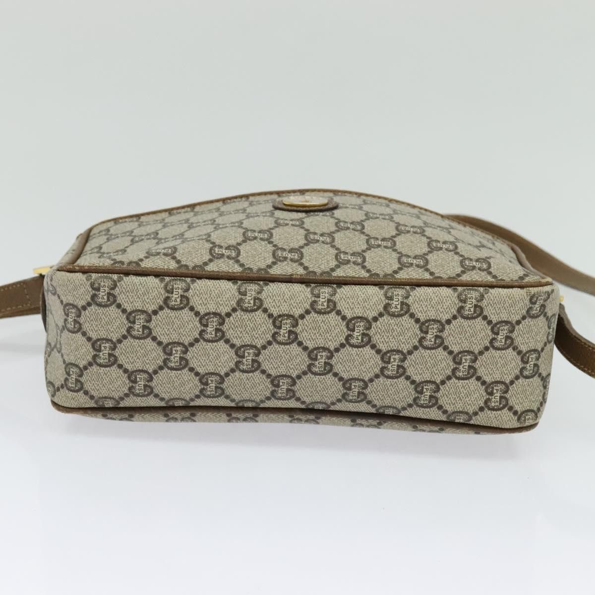 Gucci GUCCI GG Plus Supreme Shoulder Bag Pvc Beige Gold Size ONE SIZE - 9 Thumbnail