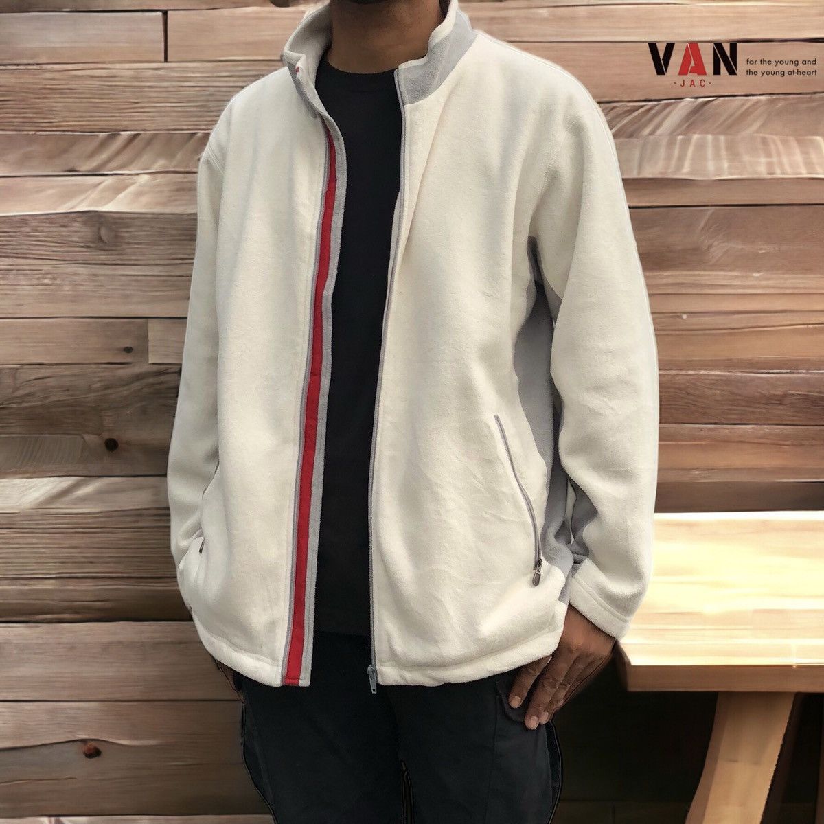 Van Van.JAC. Red Label Fleece Jacket Size US L / EU 52-54 / 3 - 9 Thumbnail