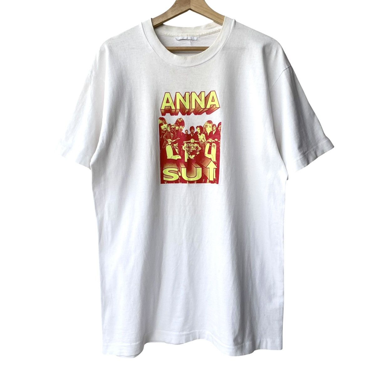 Vintage Anna Sui New York Vintage 1990s Mods Designer Tee Size US L / EU 52-54 / 3 - 1 Thumbnail