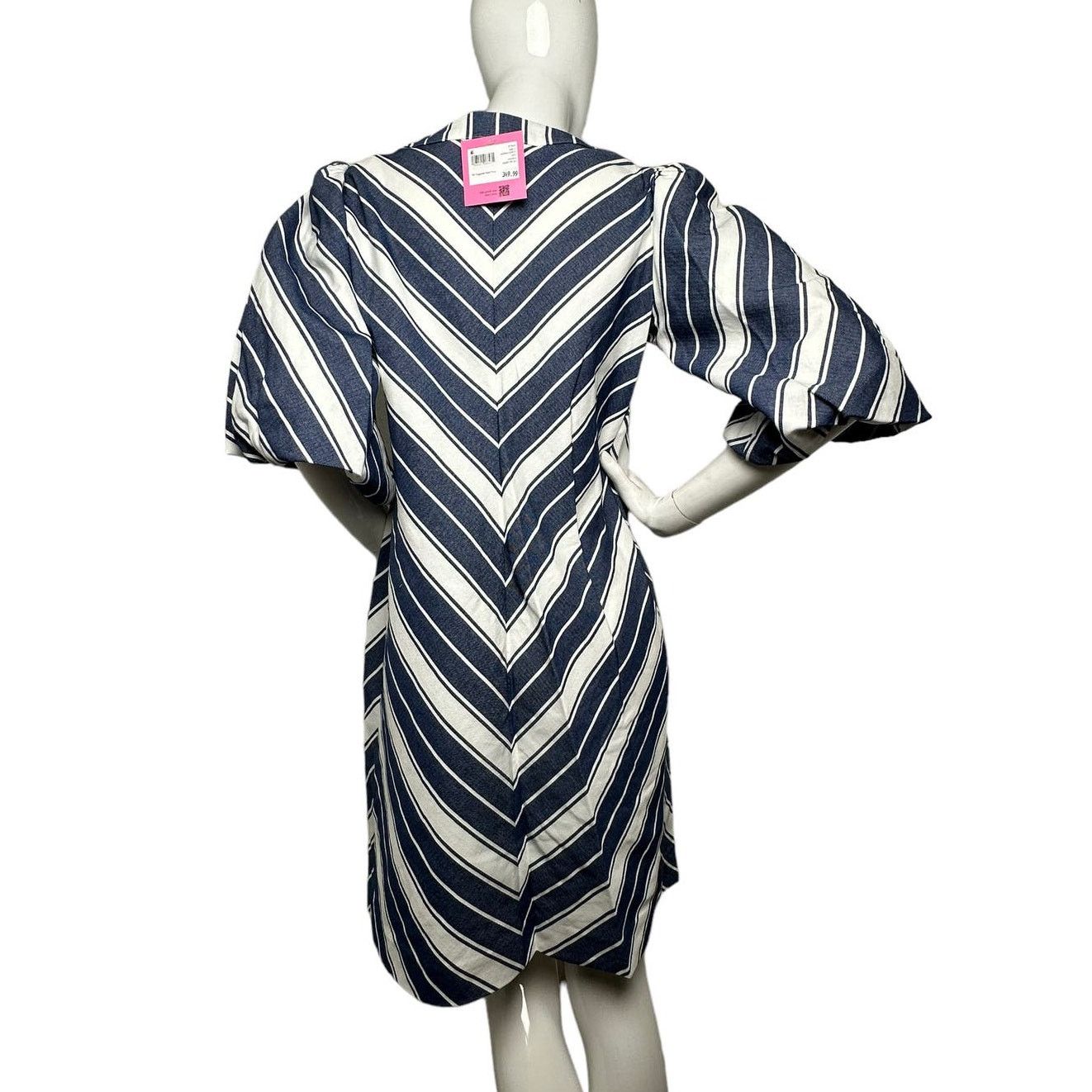 Kate Spade Kate Spade Stripe Double Cloth Mainline Dress Medium Size M / US 6-8 / IT 42-44 - 4 Thumbnail