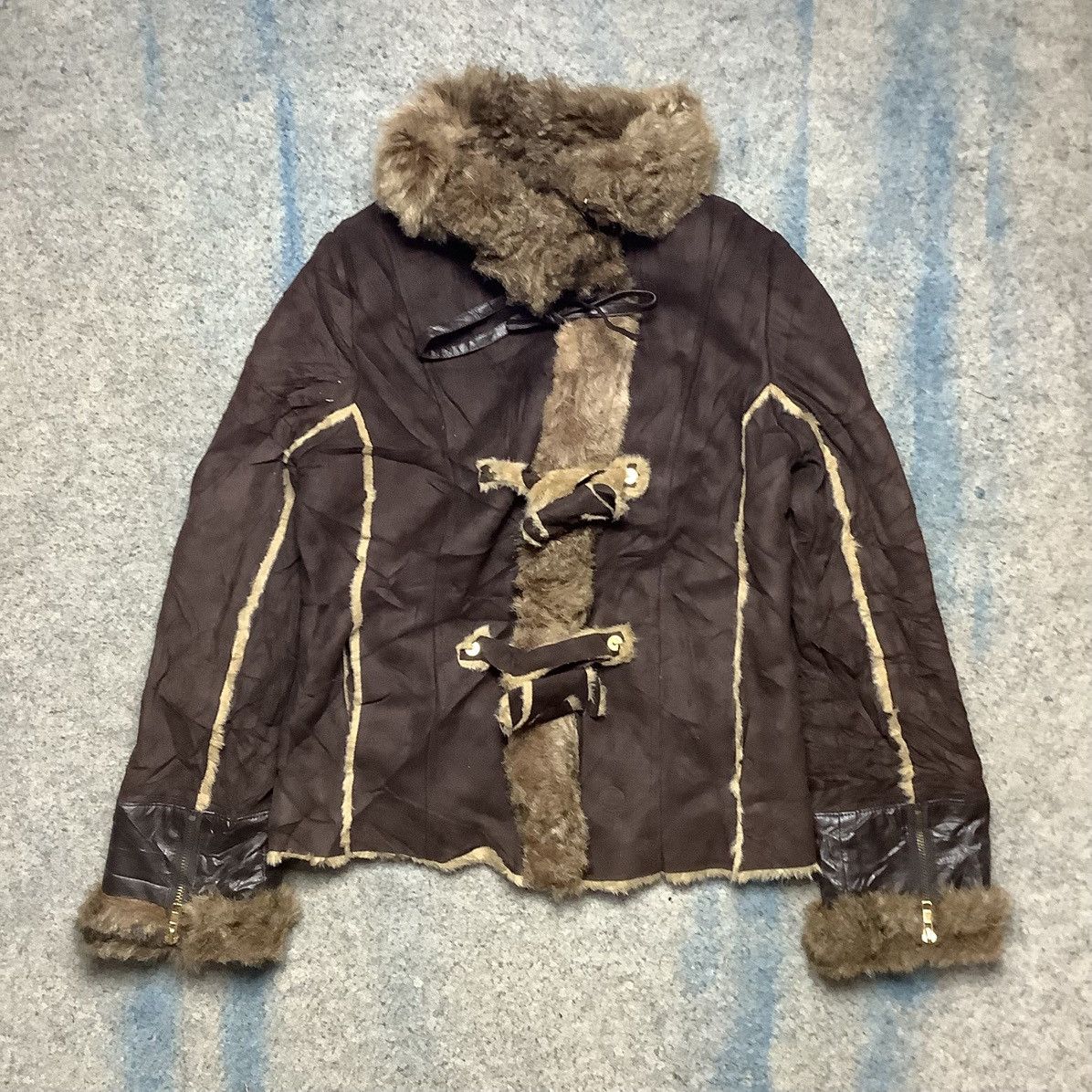 If Six Was Nine × Japanese Brand Vintage Japanese Brand Fur Jacket IF6W9 LGB STYLE Size US S / EU 44-46 / 1 - 2 Thumbnail