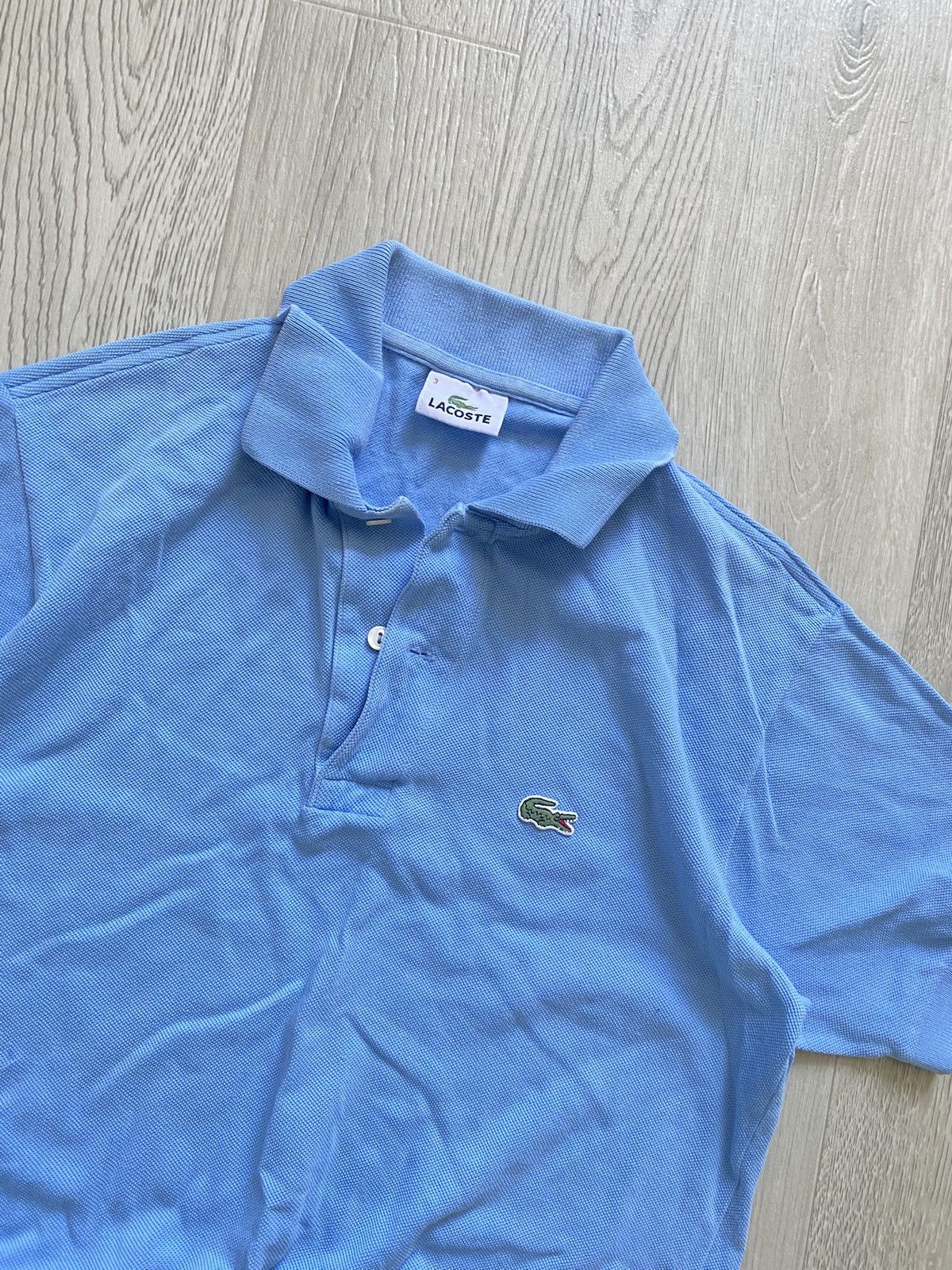 Lacoste Vintage Lacoste Blue Polo T-shirt Y2k Vintage Luxury style Size US M / EU 48-50 / 2 - 2 Thumbnail