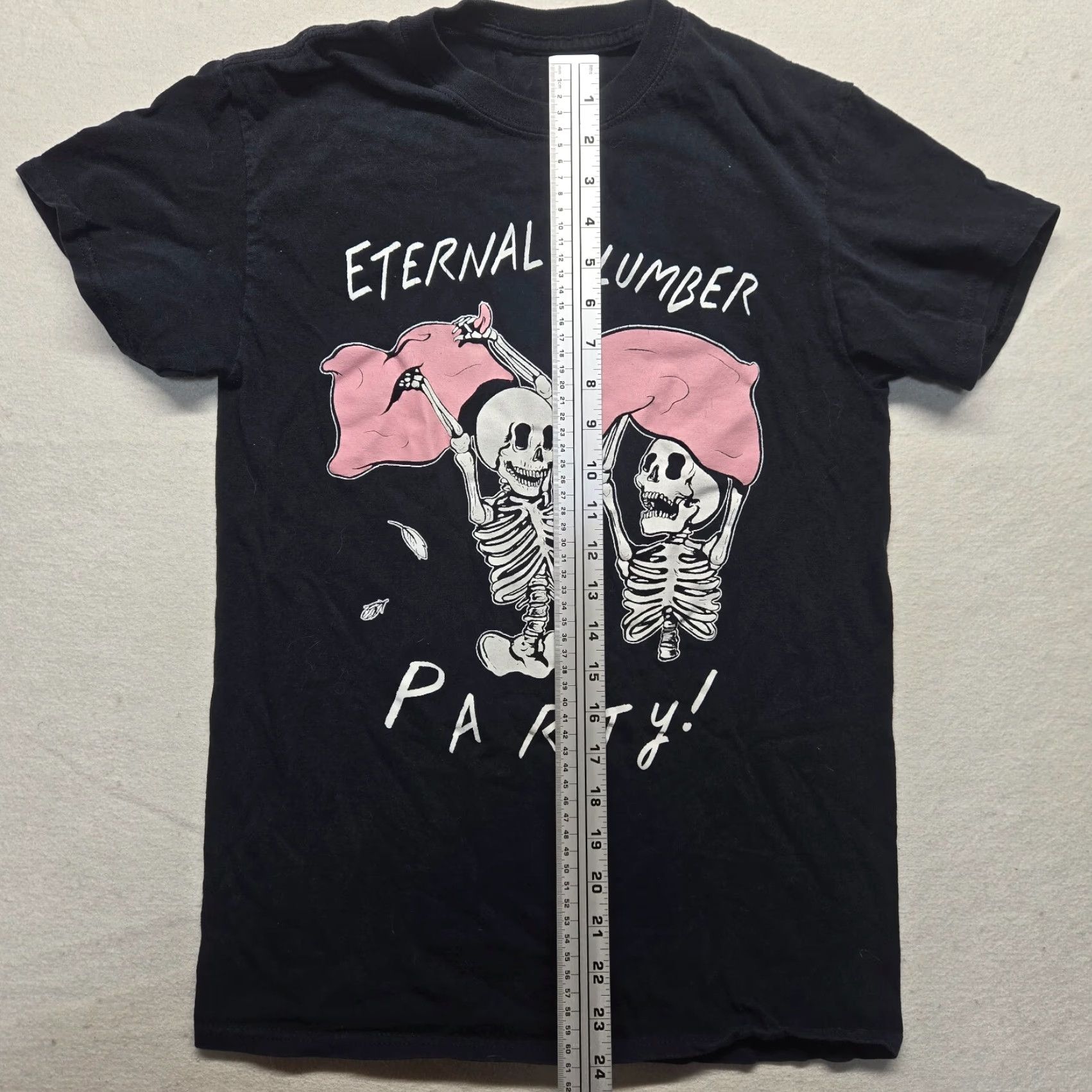Vintage VINTAGE Puppsteeth Studios Black Skeletons T-Shirt Cotton Halloween Women’s Small Size S / US 4 / IT 40 - 5 Thumbnail