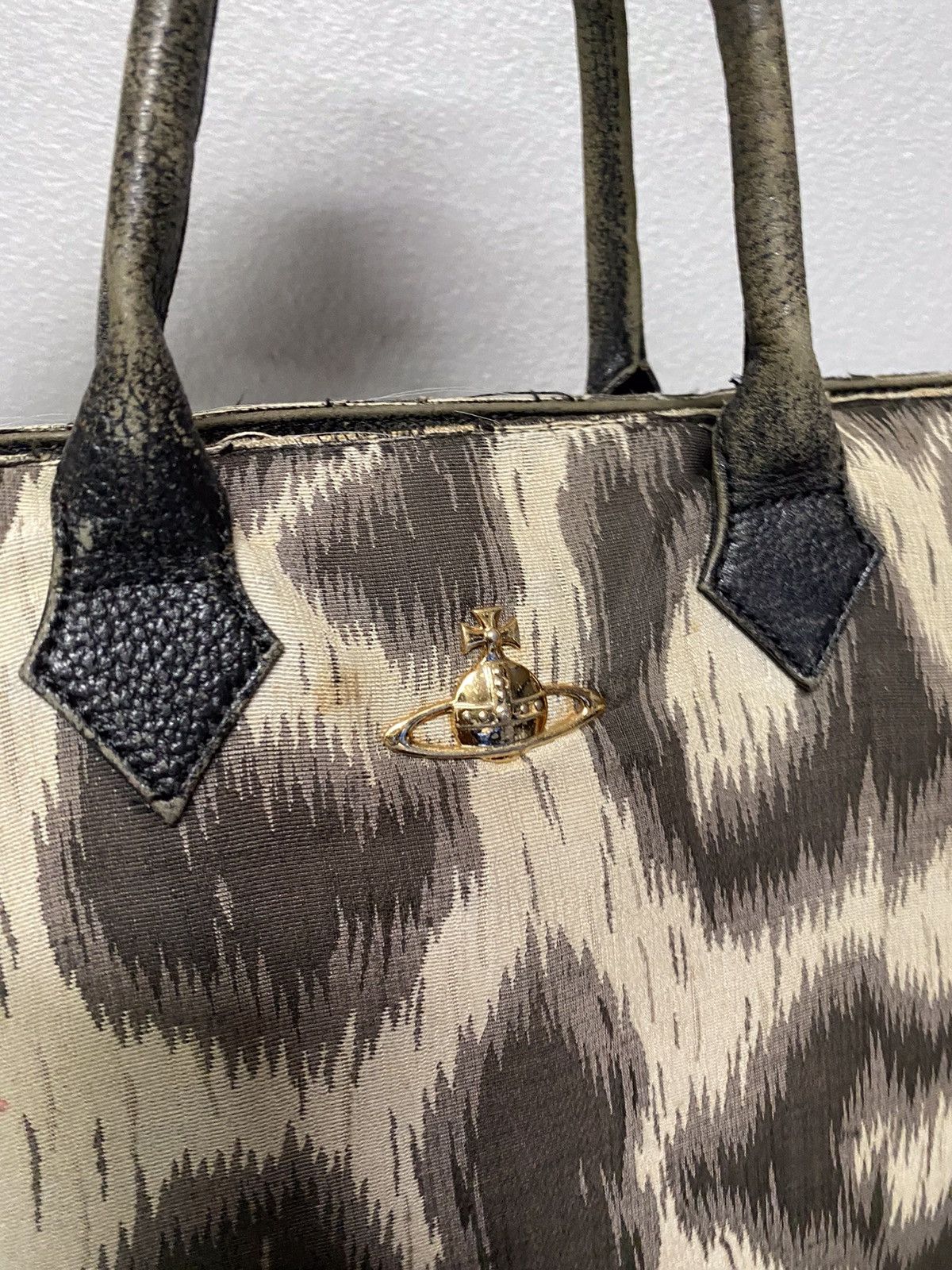 Malcolm McLaren × Vintage × Vivienne Westwood Vintage Vivieene Westwood distressed tote bag Size ONE SIZE - 10 Thumbnail