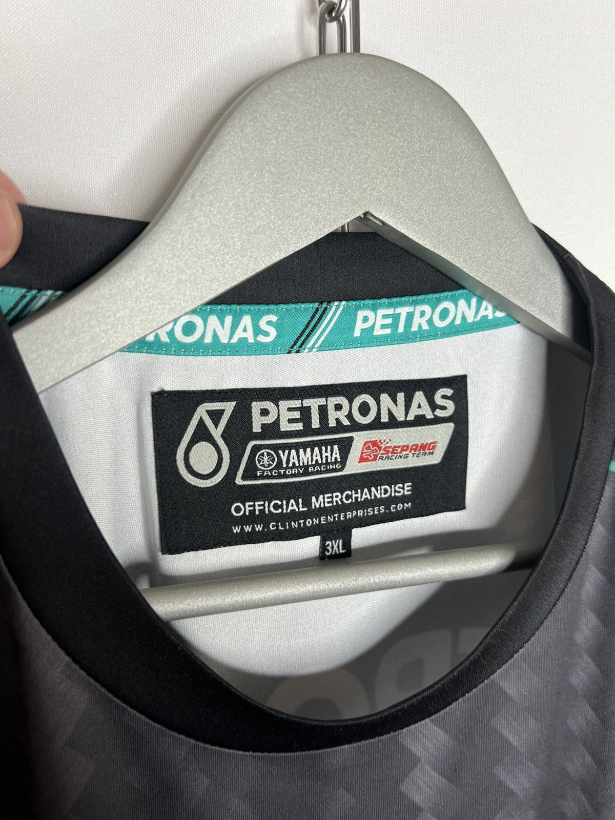 Mercedes-Benz Petronas Yamaha Big Logo Racing Tee T-Shirt F1 Team Sponsors Size US XXL / EU 58 / 5 - 13 Thumbnail