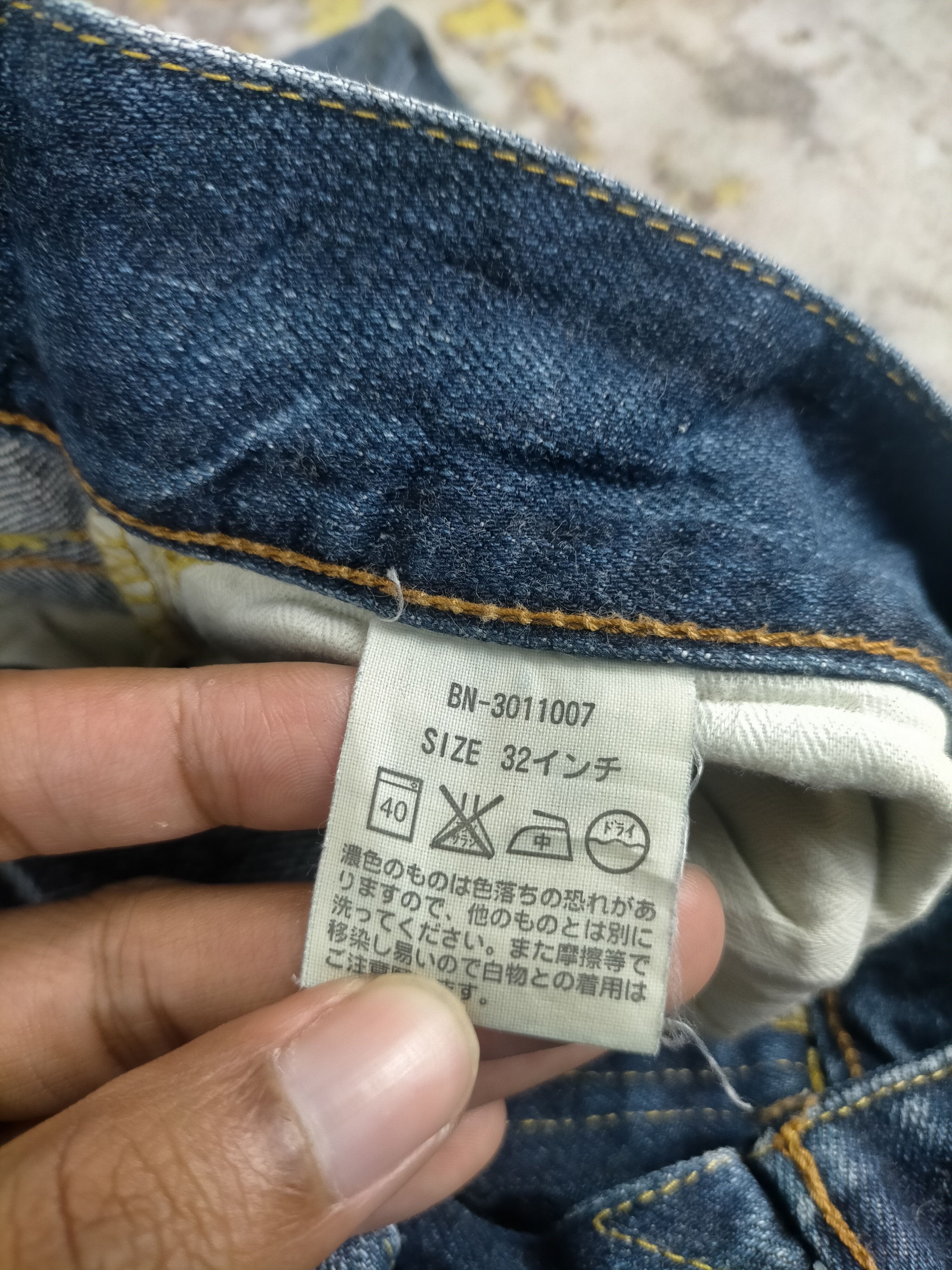 Tornado Mart 90s Flared Back Number Washed Jeans Size US 32 / EU 48 - 14 Thumbnail