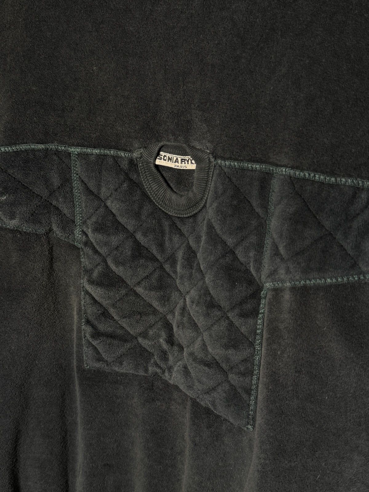 Sonia Rykiel Paris velour sweatshirt