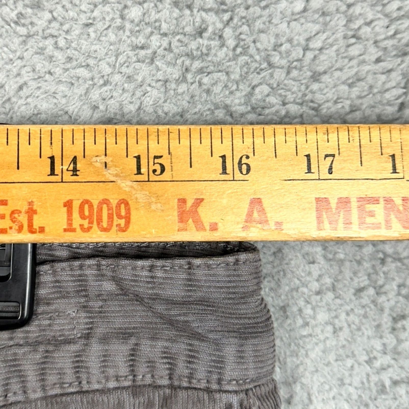 Bonobos Bonobos Pants Mens 32X30 Grey Tailored French Corduroy Chino Stretch Made In USA Size US 32 / EU 48 - 7 Thumbnail