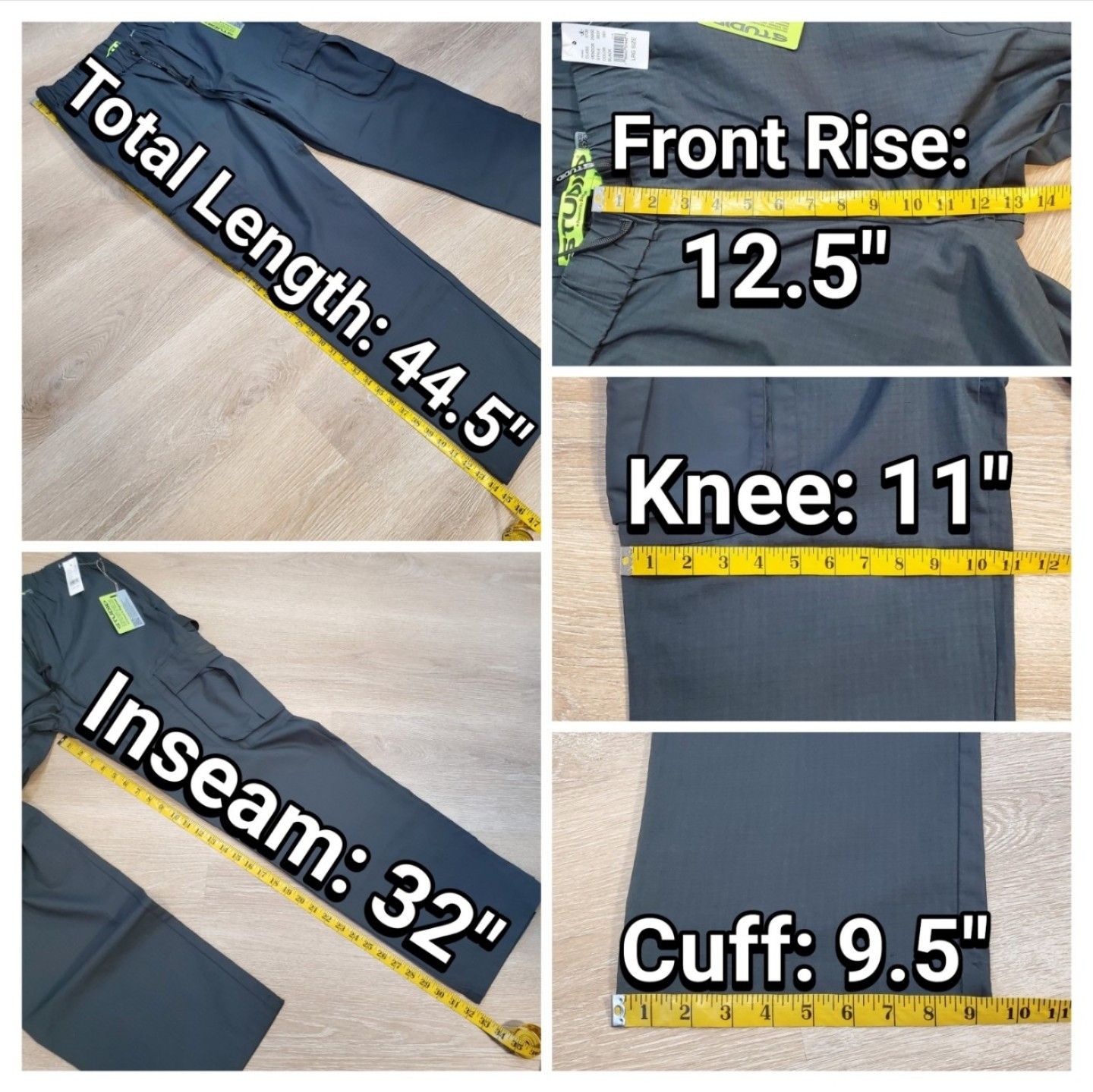 Supervsn New Supervsn Studio Baggy Ripstop Cargo Pants L Dulled Black Size US 34 / EU 50 - 12 Thumbnail