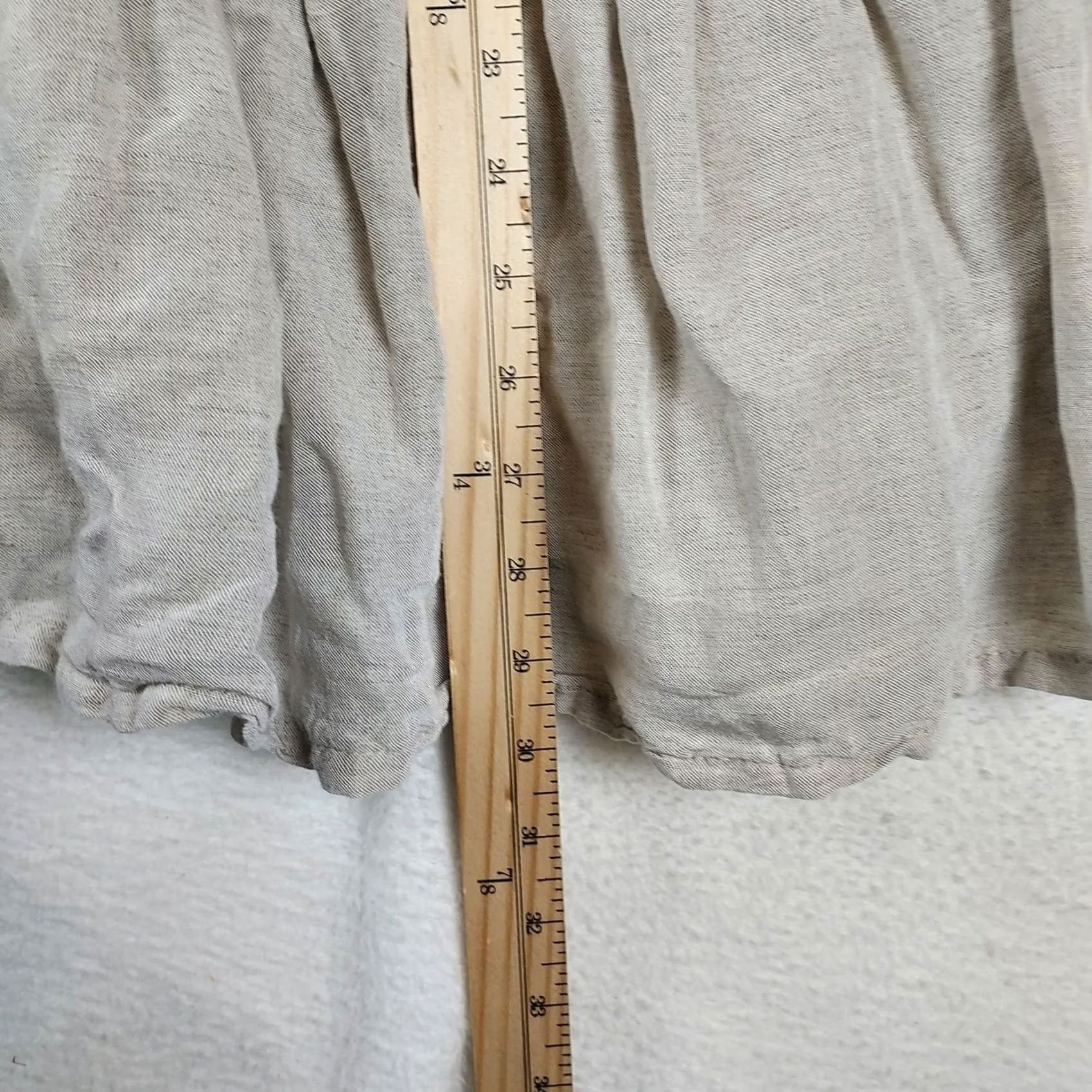Tommy Bahama Tommy Bahama Women’s S Linen Blend Puff Sleeve Tiered Midi Dress Beige Size S / US 4 / IT 40 - 7 Thumbnail