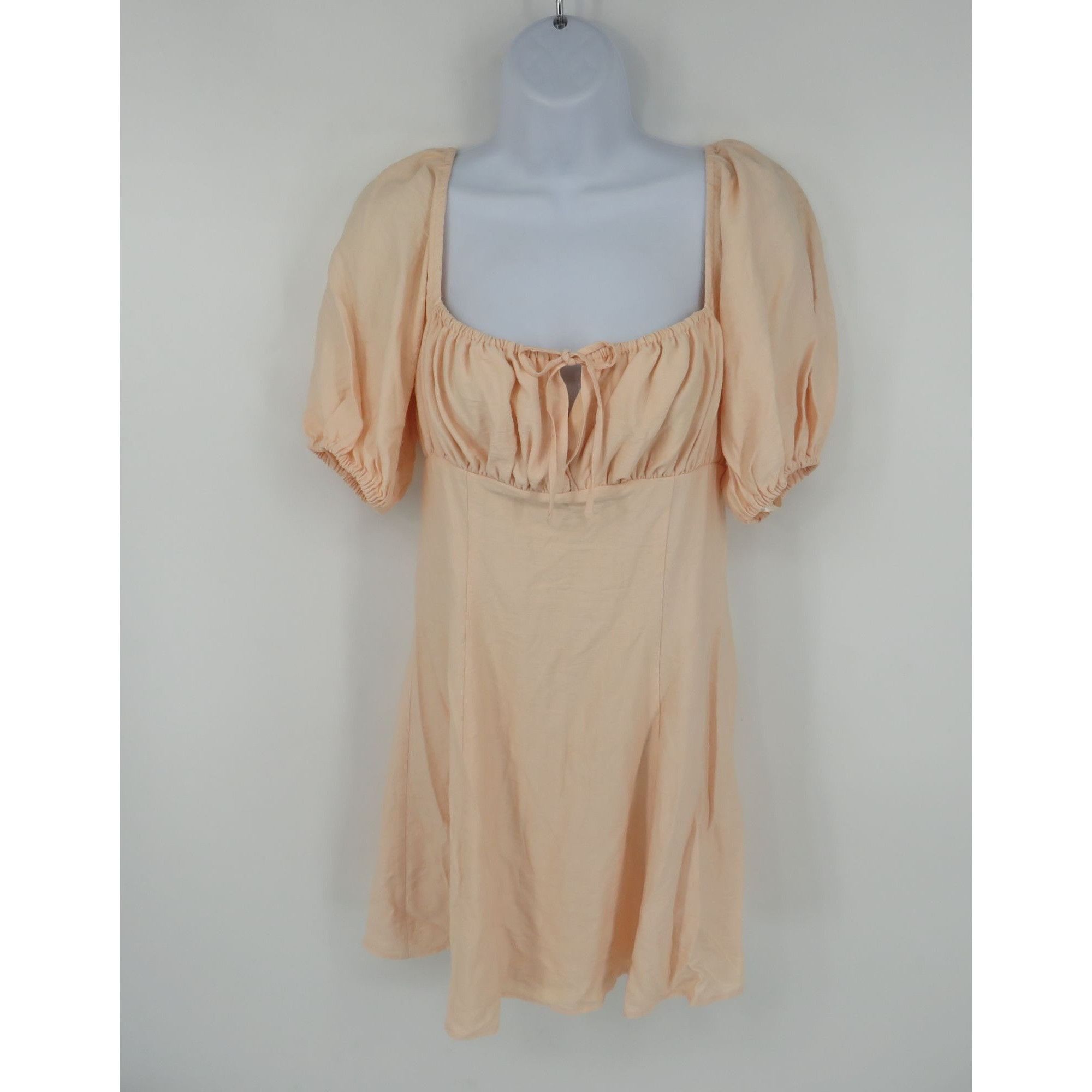 BCBGeneration BCBGeneration Vanilla Puff-Sleeve Mini Dress XS Rayon Blend Size XS / US 0-2 / IT 36-38 - 1 Thumbnail