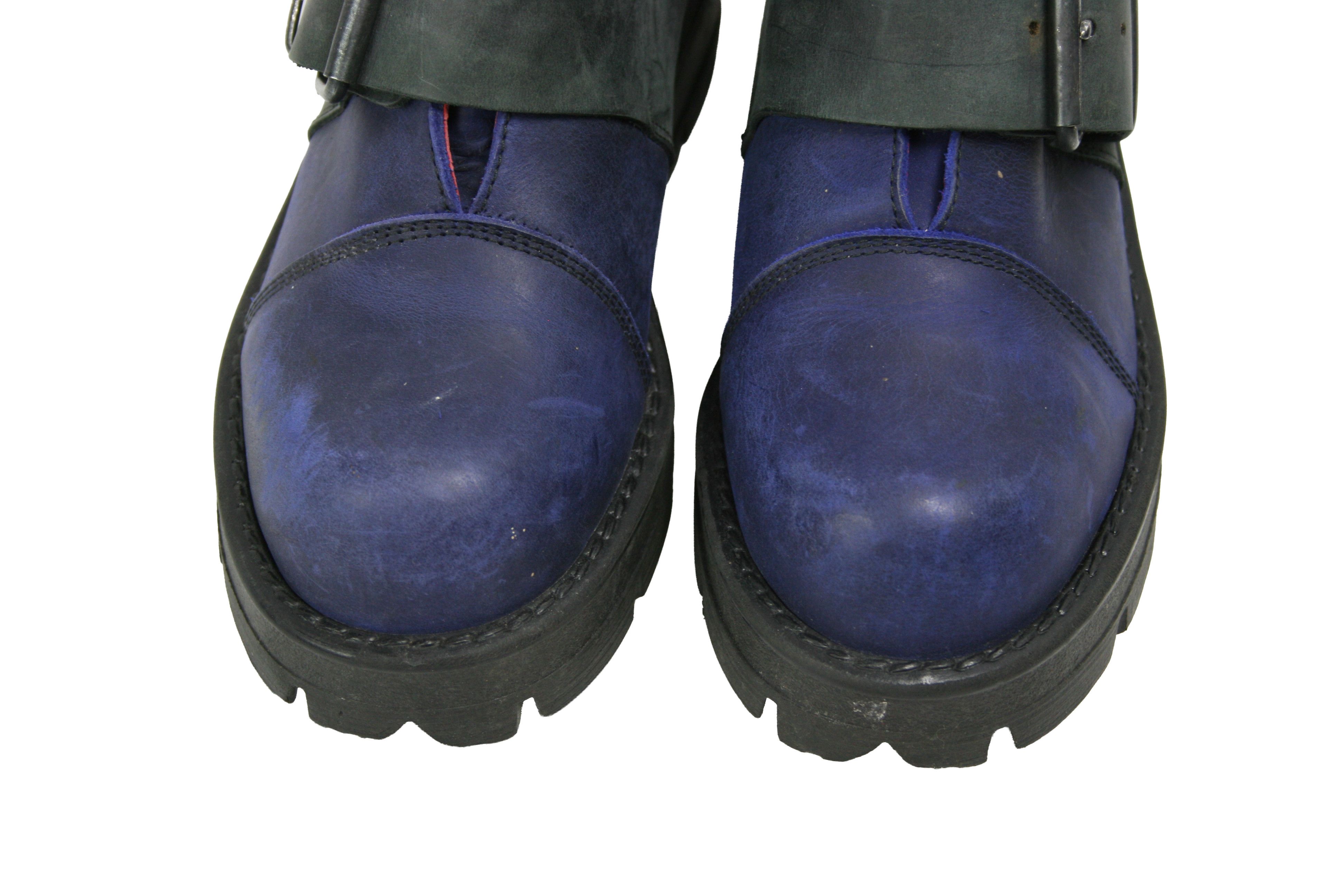 Japanese Brand 00S Lacal Le Mans Platform Biker Y2K Boots Vintage Size US 8 / IT 38 - 5 Thumbnail