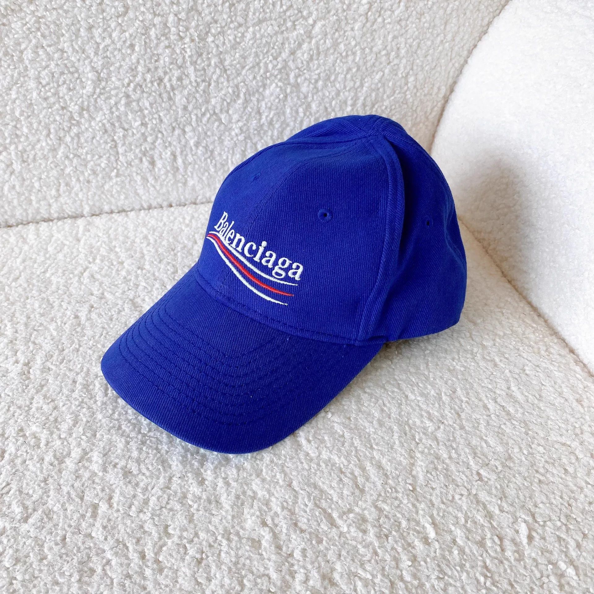 Balenciaga Balenciaga Blue Logo Cap L Size ONE SIZE - 2 Thumbnail