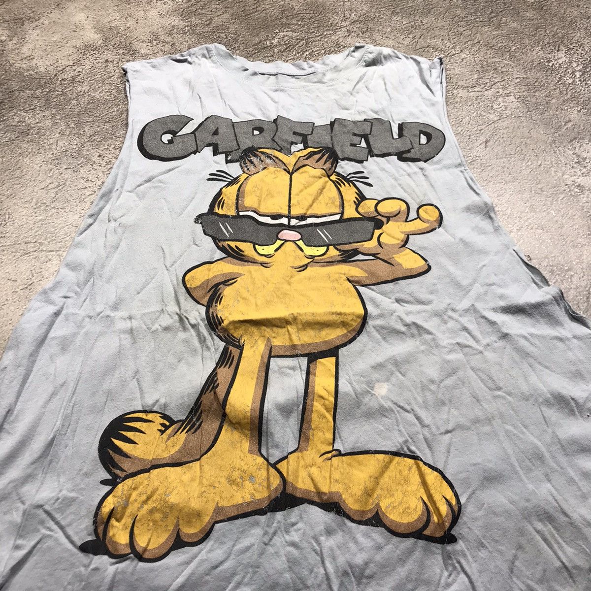 Japanese Brand VINTAGE ADULT GARFIELD FLEX CAT FUNNY TEE Y2K 90s Size US L / EU 52-54 / 3 - 3 Thumbnail