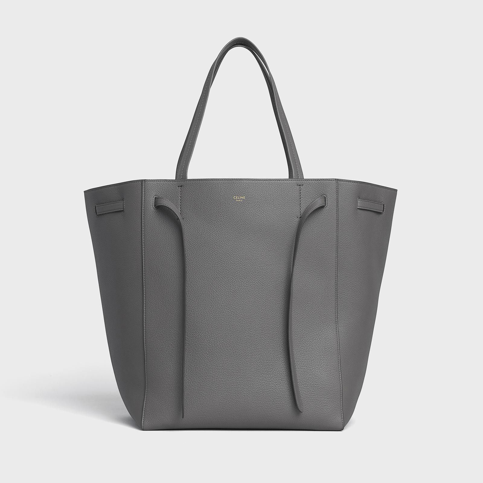 Celine o1bcso1str1024 Size: OS / Cabas Medium Tote Bag in Grey Size ONE SIZE - 1 Thumbnail