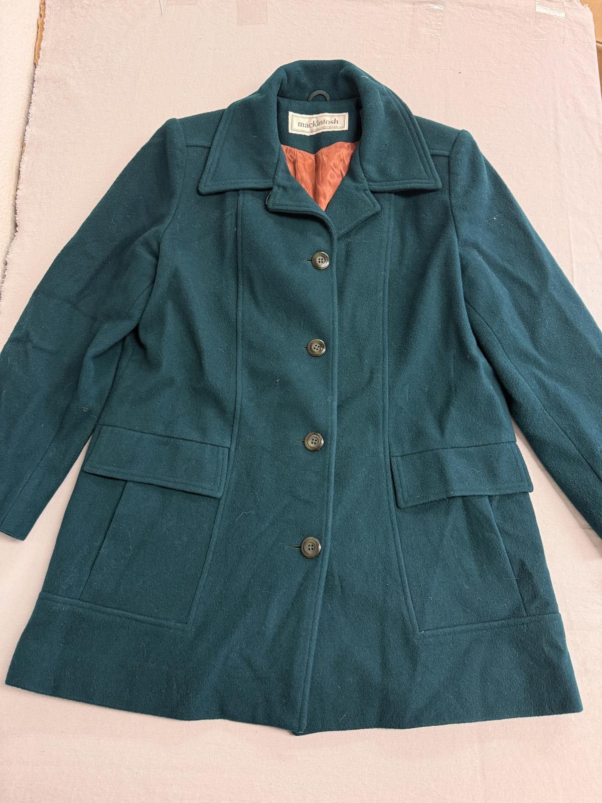 Mackintosh Vintage Mackintosh Womens Button Up Coat Merino Wool Size 12 Size XL / US 12-14 / IT 48-50 - 1 Thumbnail