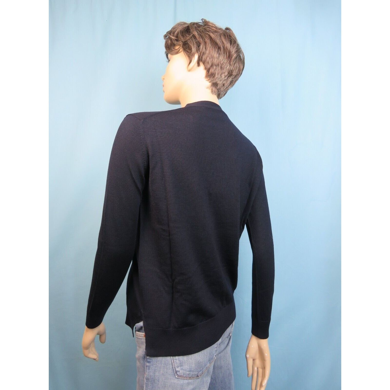 Prada PRADA DNA860 BLUE WOOL BUTTONS LONG SLEEVE CARDIGAN 36 4 $1K Size XS / US 0-2 / IT 36-38 - 6 Thumbnail