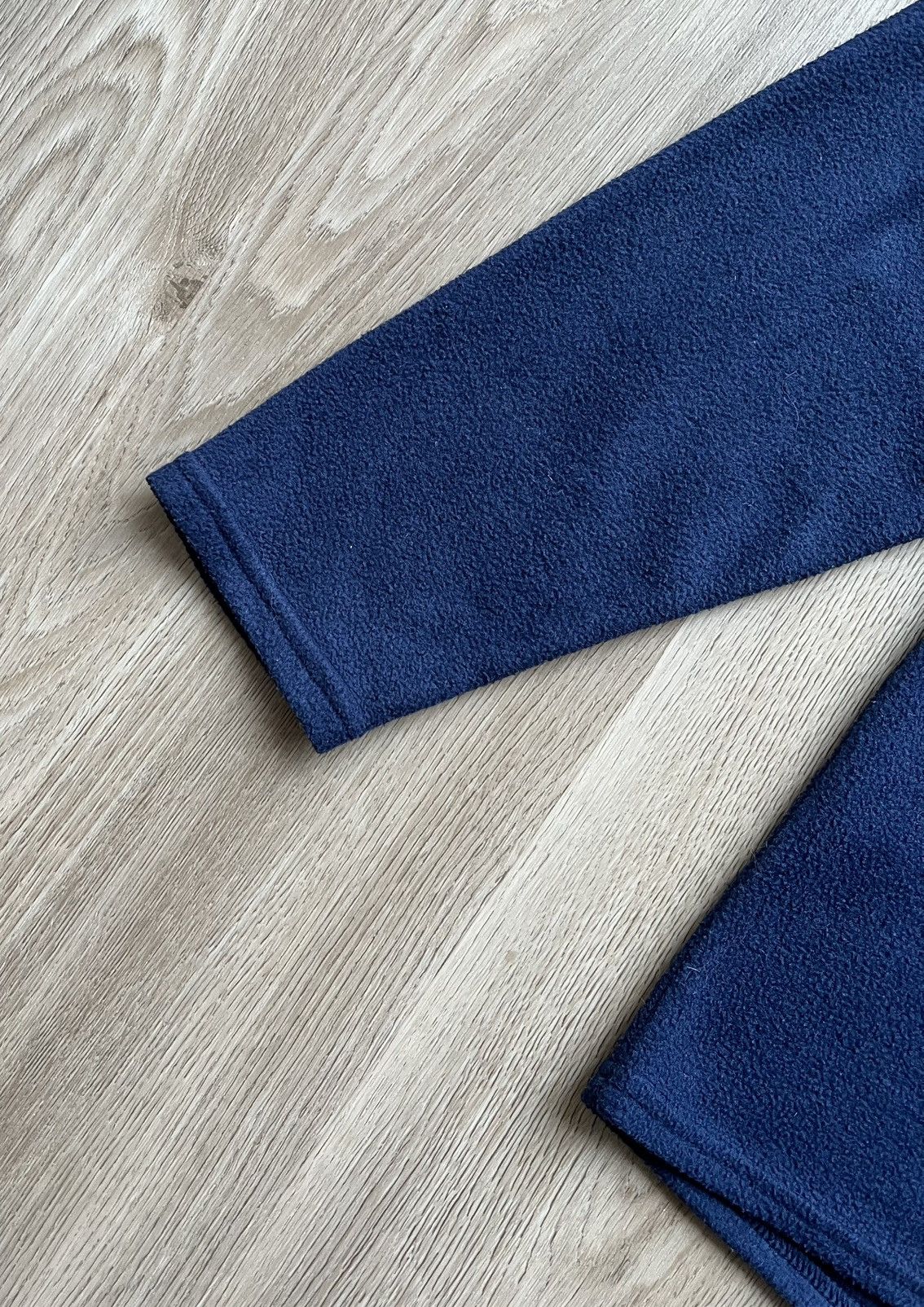 Patagonia × Vintage Vintage Patagonia Capilene 1/4 Zip Fleece Pullover Navy Blue Size US M / EU 48-50 / 2 - 2 Thumbnail