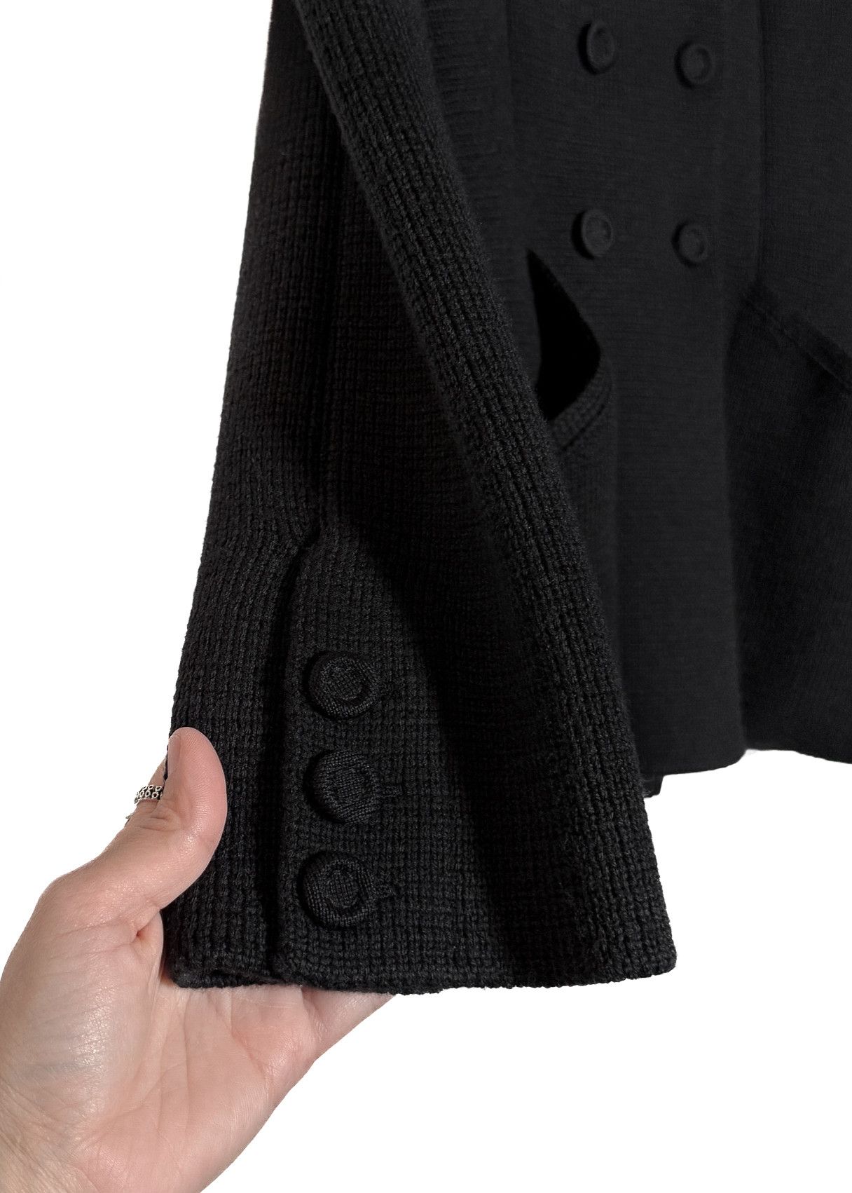 Dior Dior 30 Montaigne Bar Black Wool Knit Blazer Jacket Size M / US 6-8 / IT 42-44 - 5 Thumbnail