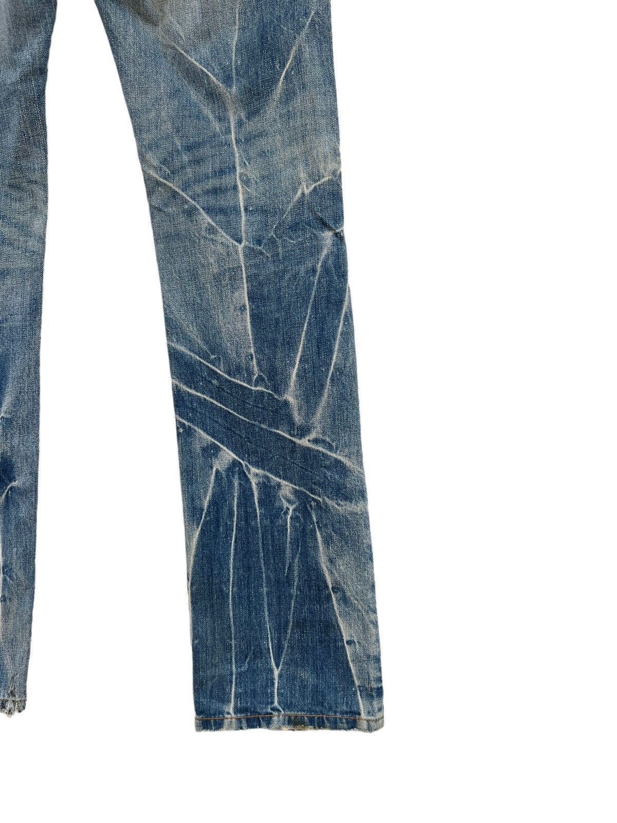 JACKROSE Jackrose Bleached Distressed Denim Patches Denim Jeans Size US 31 - 22 Thumbnail