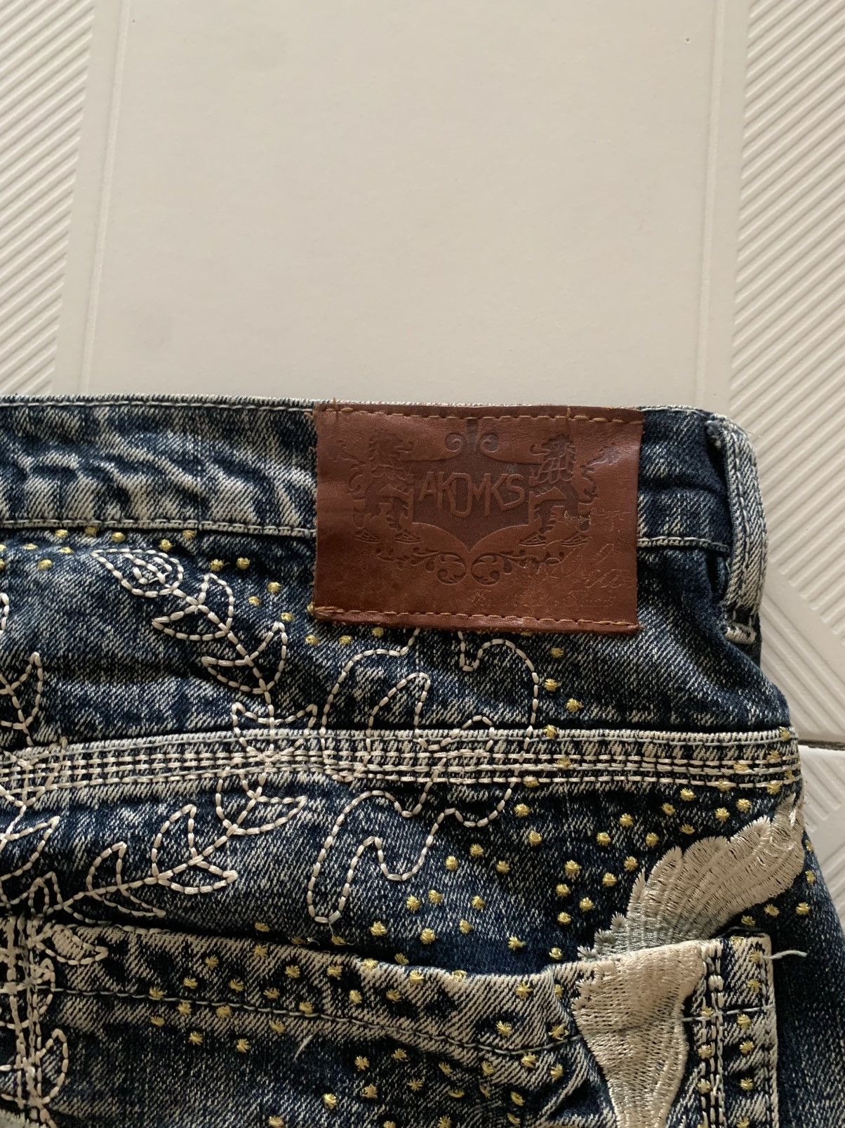 Akademiks Akademiks Emboidered Baggy Jeans VERY RARE Crane design Size US 40 / EU 56 - 9 Thumbnail