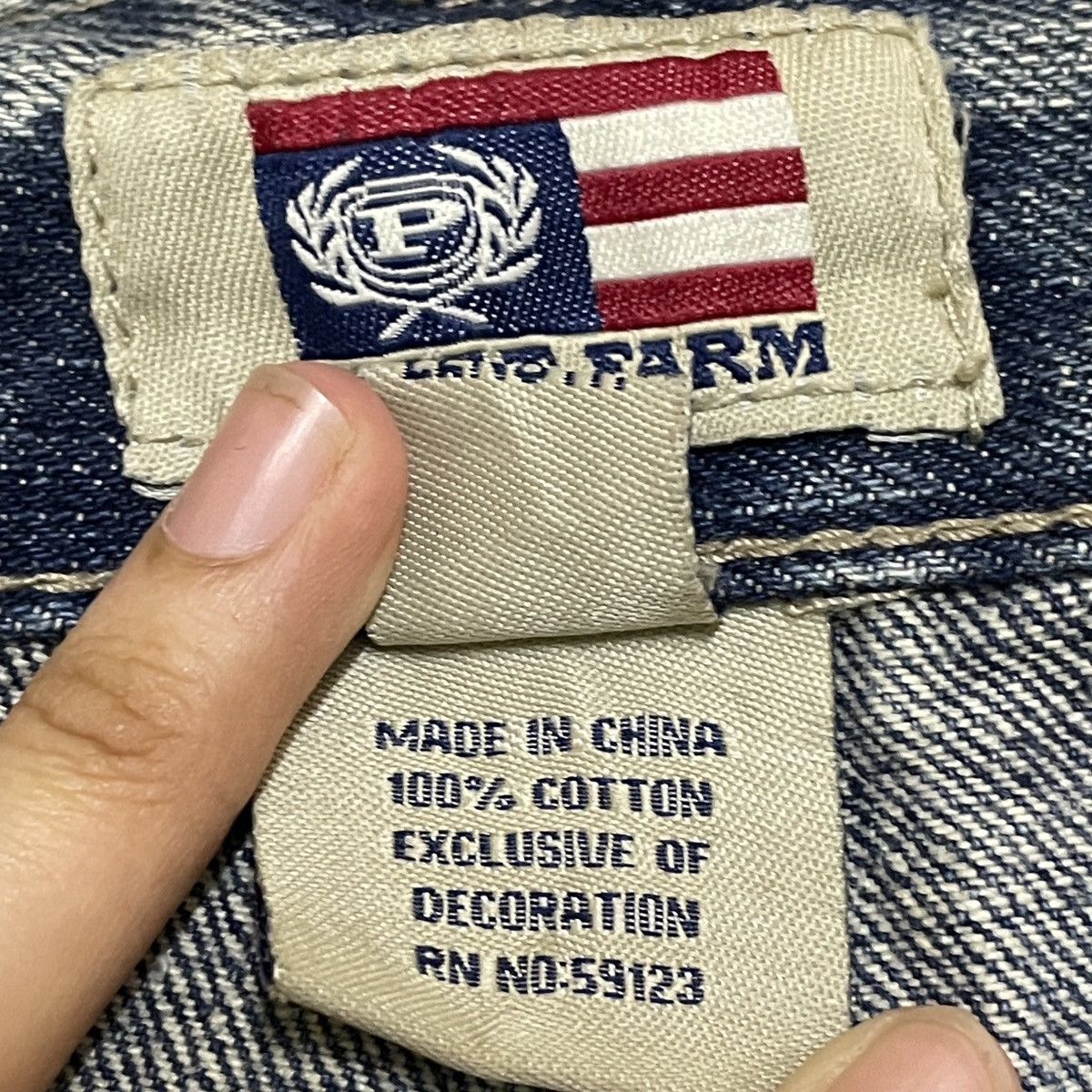 Phat Farm × Vintage Rare Design Vintage Brand Phat Farm Rapper Baggy Jeans 1990s Size US 38 / EU 54 - 10 Thumbnail