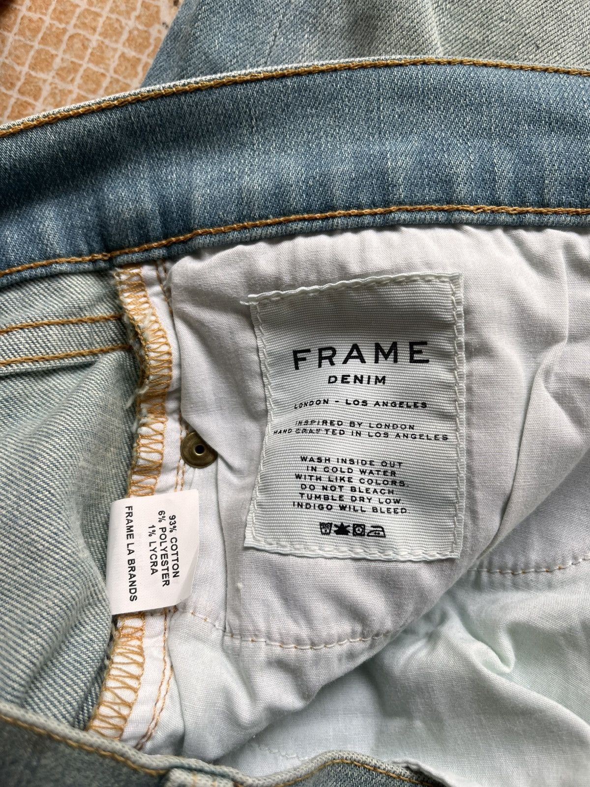 Frame Frame Denim London Los Angeles Size US 29 - 6 Thumbnail