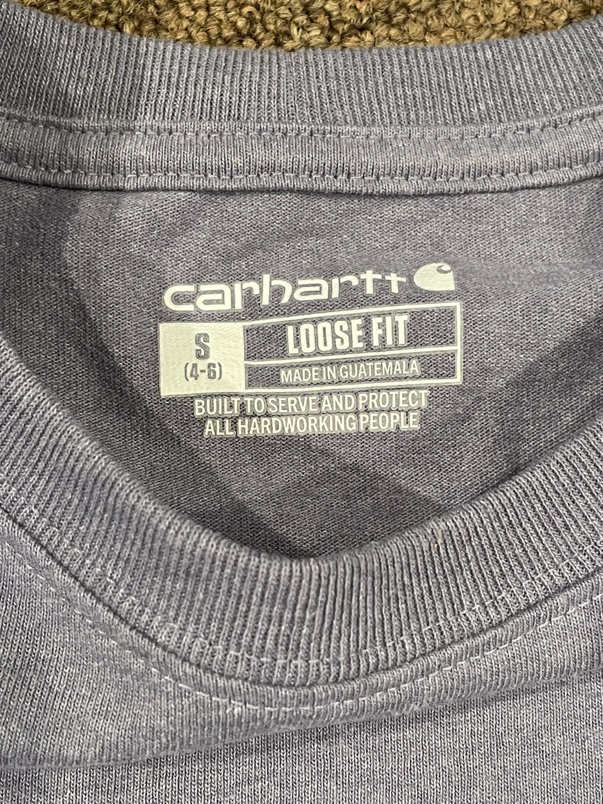 Carhartt Carhartt Loose Fit Pocket Tee Baby Blue Size US S / EU 44-46 / 1 - 4 Thumbnail