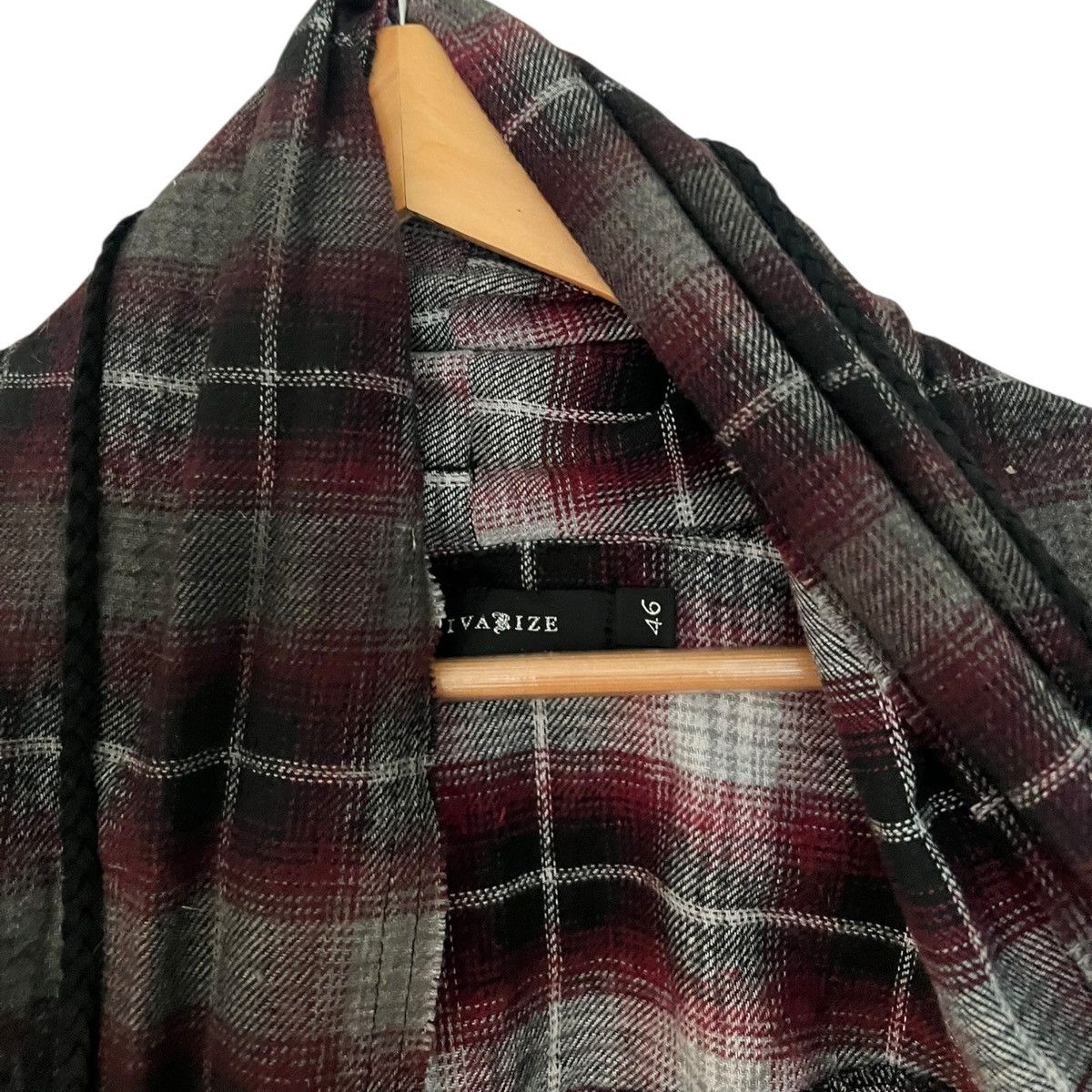 CIVARIZE Civarize plaid cardigan w bead tassels Size US M / EU 48-50 / 2 - 2 Thumbnail