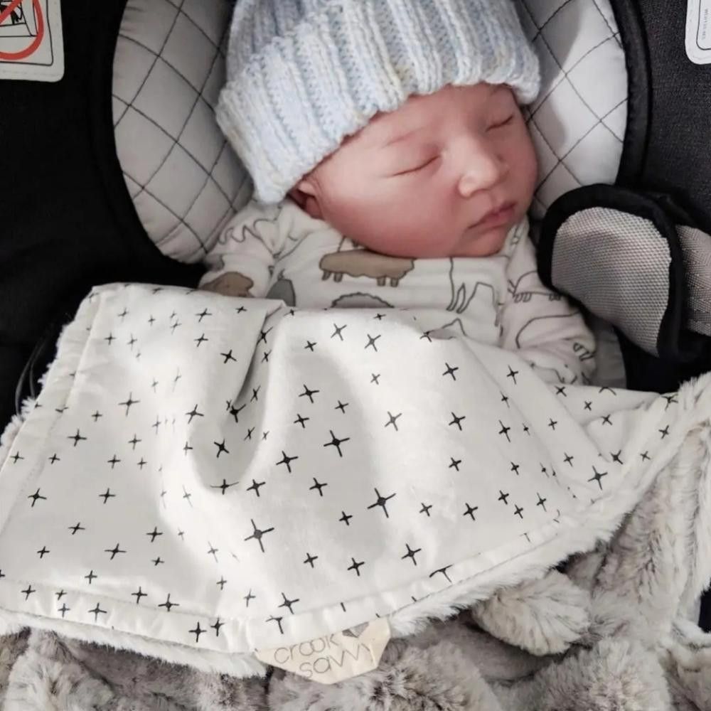 Designer CROOK+SAVVY | Baby Mini Lovey Blanket Size ONE SIZE - 3 Thumbnail