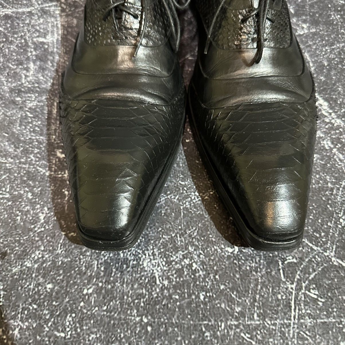 Jo Ghost JO GHOST - Men’s Italian Pythone Leather Shoes size 43 Size US 9.5 / EU 42-43 - 6 Thumbnail