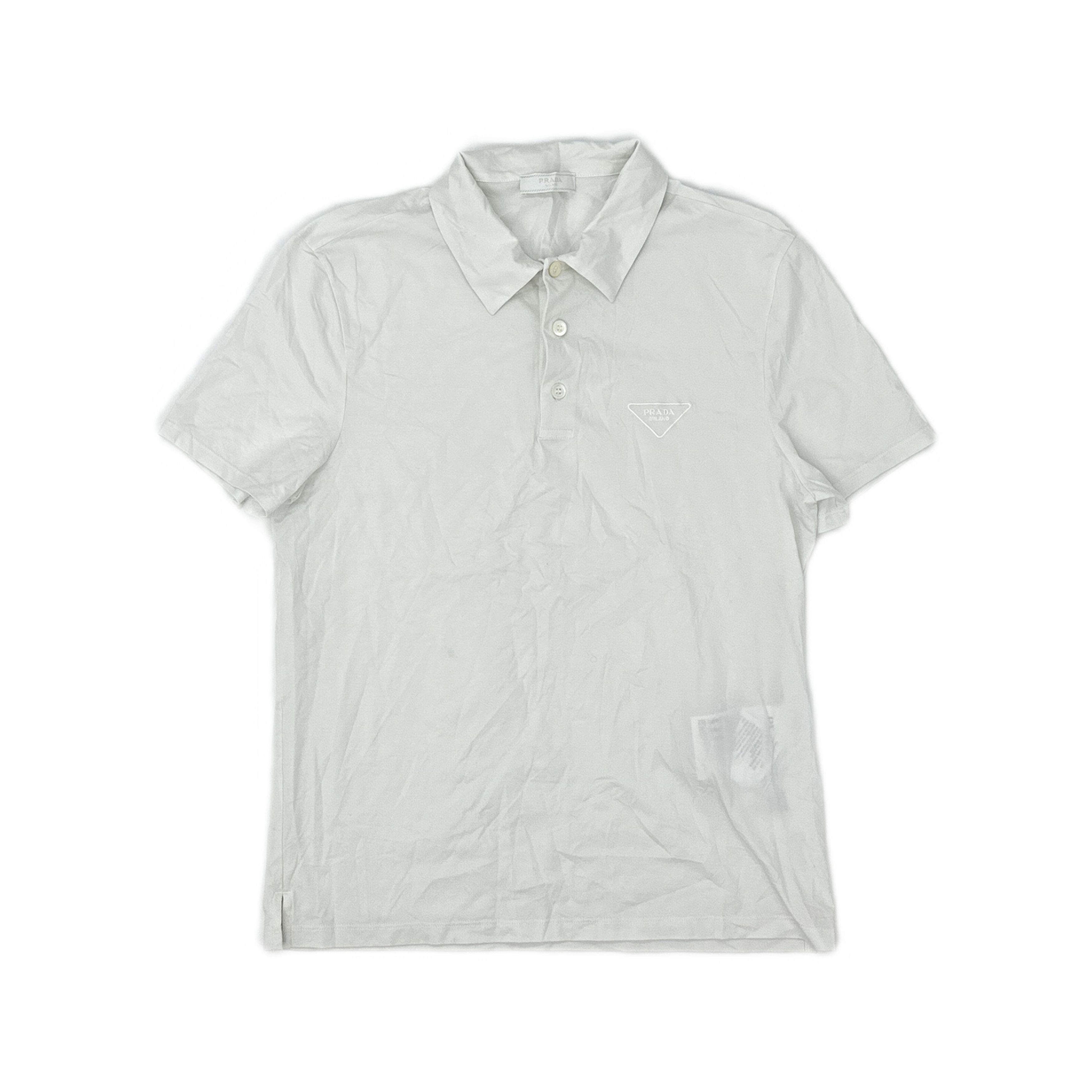 Prada Prada Embroidered Logo Polo Shirt Size S Size US S / EU 44-46 / 1 - 1 Thumbnail
