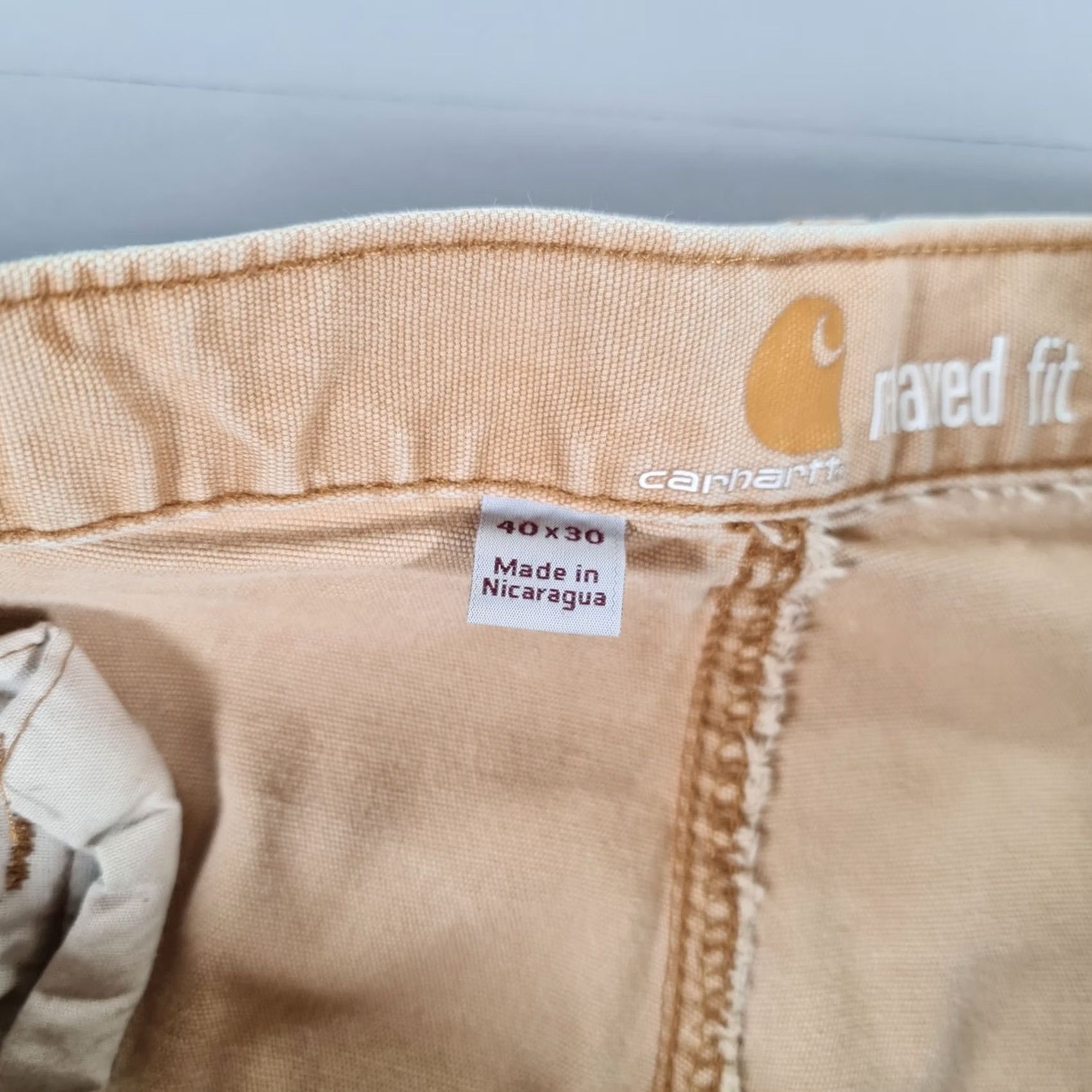 Carhartt Carhartt Mens Trousers Beige W40 L30 Relaxed Fit Double Knee Work Pants 102802 Size US 40 / EU 56 - 4 Thumbnail