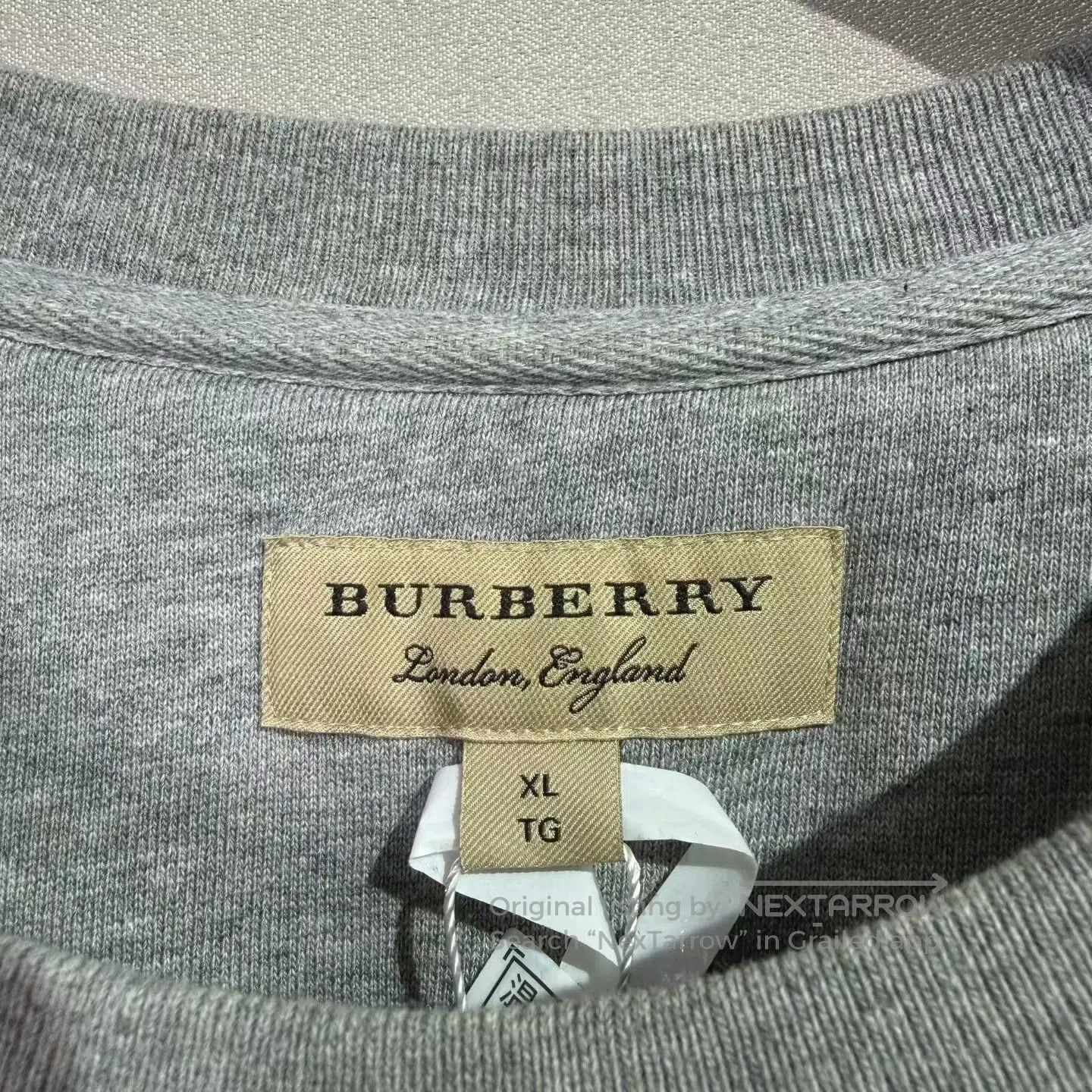 Burberry Burberry Graphic Long Sleeve Sweatshirt XL. Size US XL / EU 56 / 4 - 4 Thumbnail