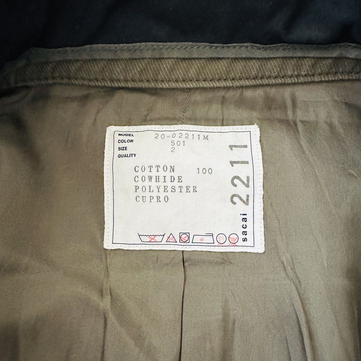 Japanese Brand × Sacai SACAI 2020SS FABRIC COMBO JACKET size 2 Size US M / EU 48-50 / 2 - 10 Thumbnail