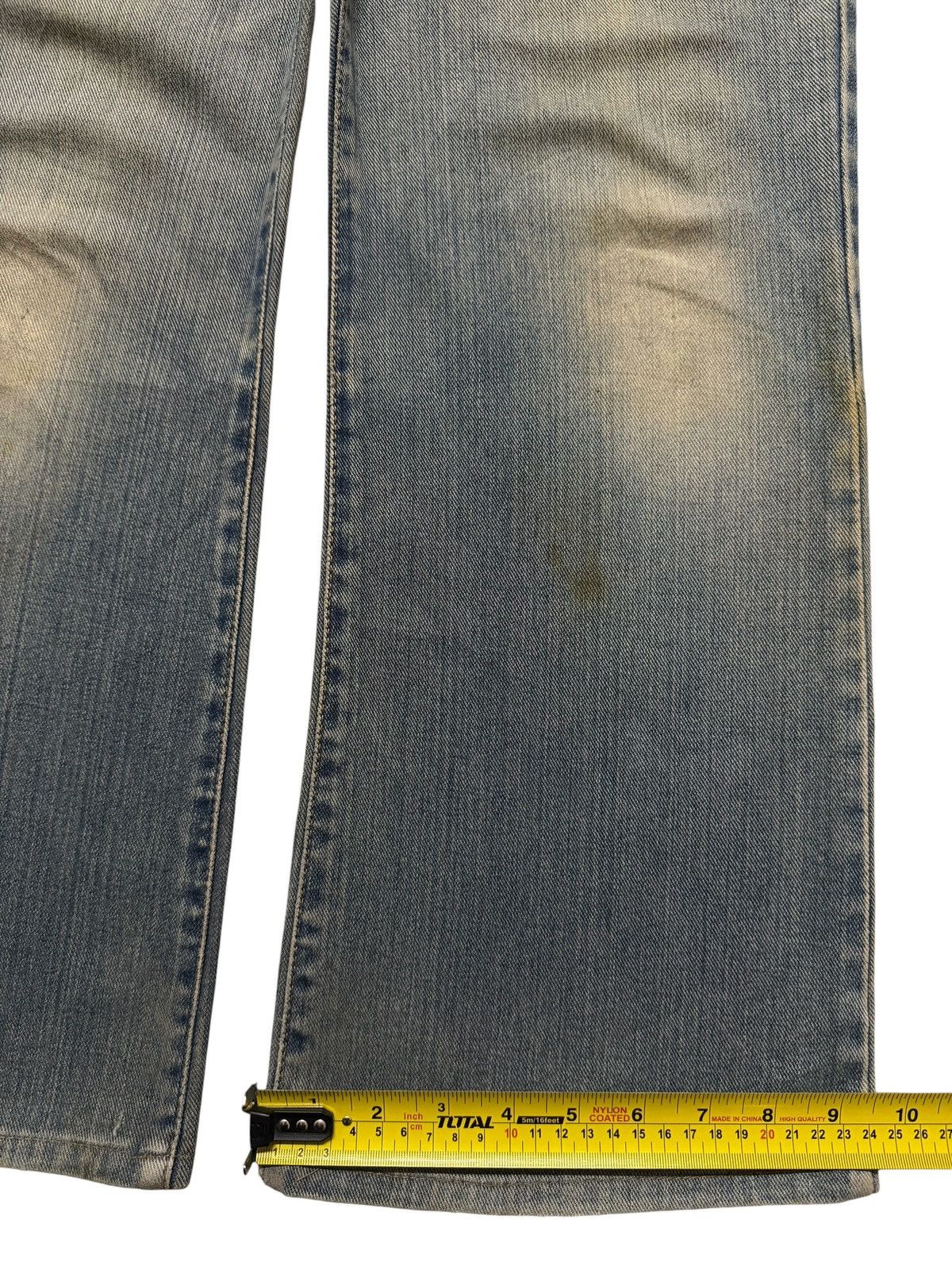 Levi's Vintage 90s Levis 557 Blue Mud Wash Wide Leg Bootcut Loose Size US 28 / EU 44 - 14 Thumbnail