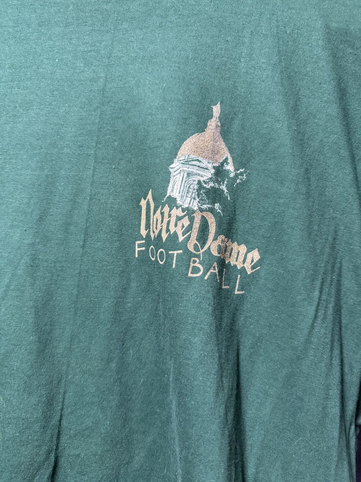 Vintage 90s Notre Dame Football The Tradition Continues Shirt Size US XL / EU 56 / 4 - 4 Thumbnail